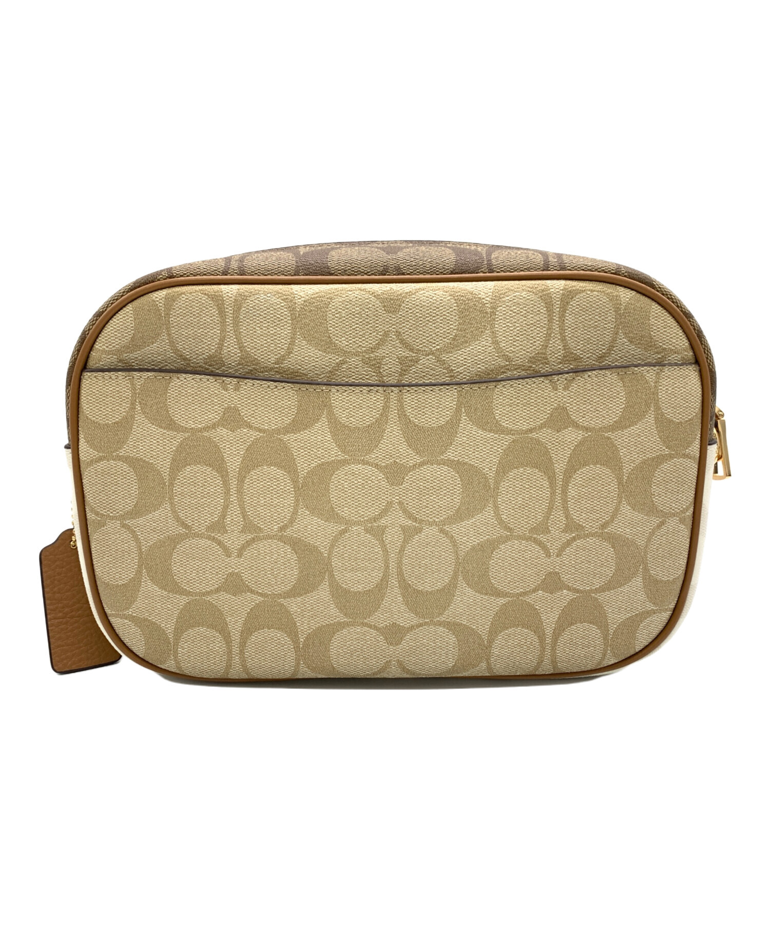 中古・古着通販】COACH (コーチ) ショルダーバッグ ベージュ｜ブランド 