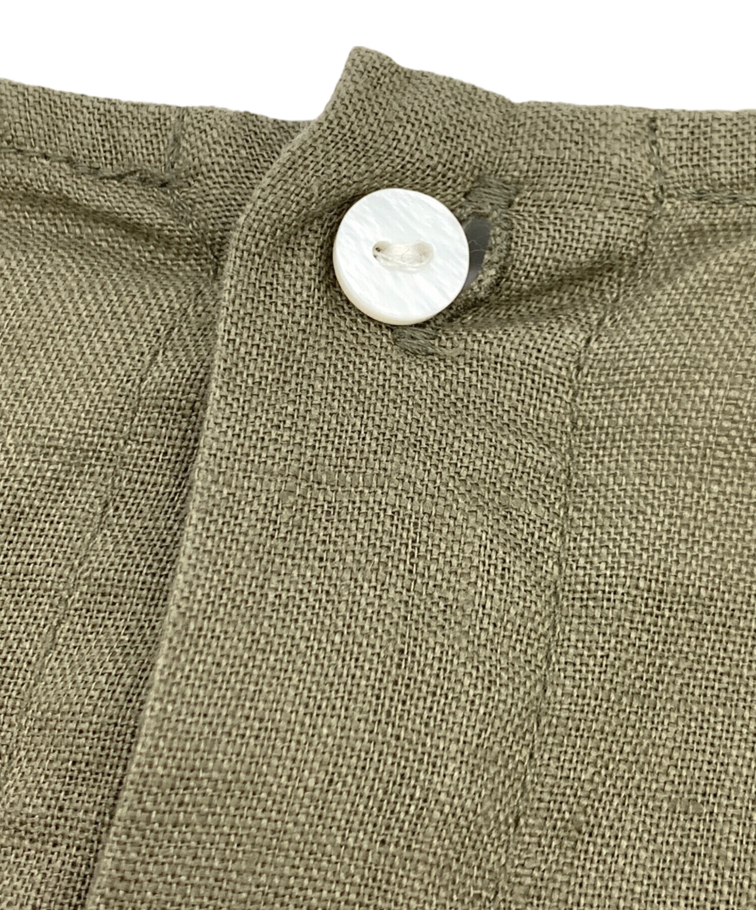 中古・古着通販】BEARDSLEY (ビアズリー) 半袖ワンピース カーキ
