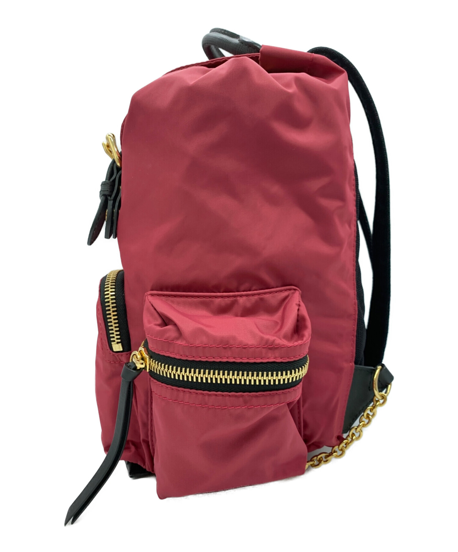 Burberry TBロゴ キルティング バックパック リュック レッド 赤 中古・古着通販】BURBERRY (バーバリー) リュック レッド｜ブランド