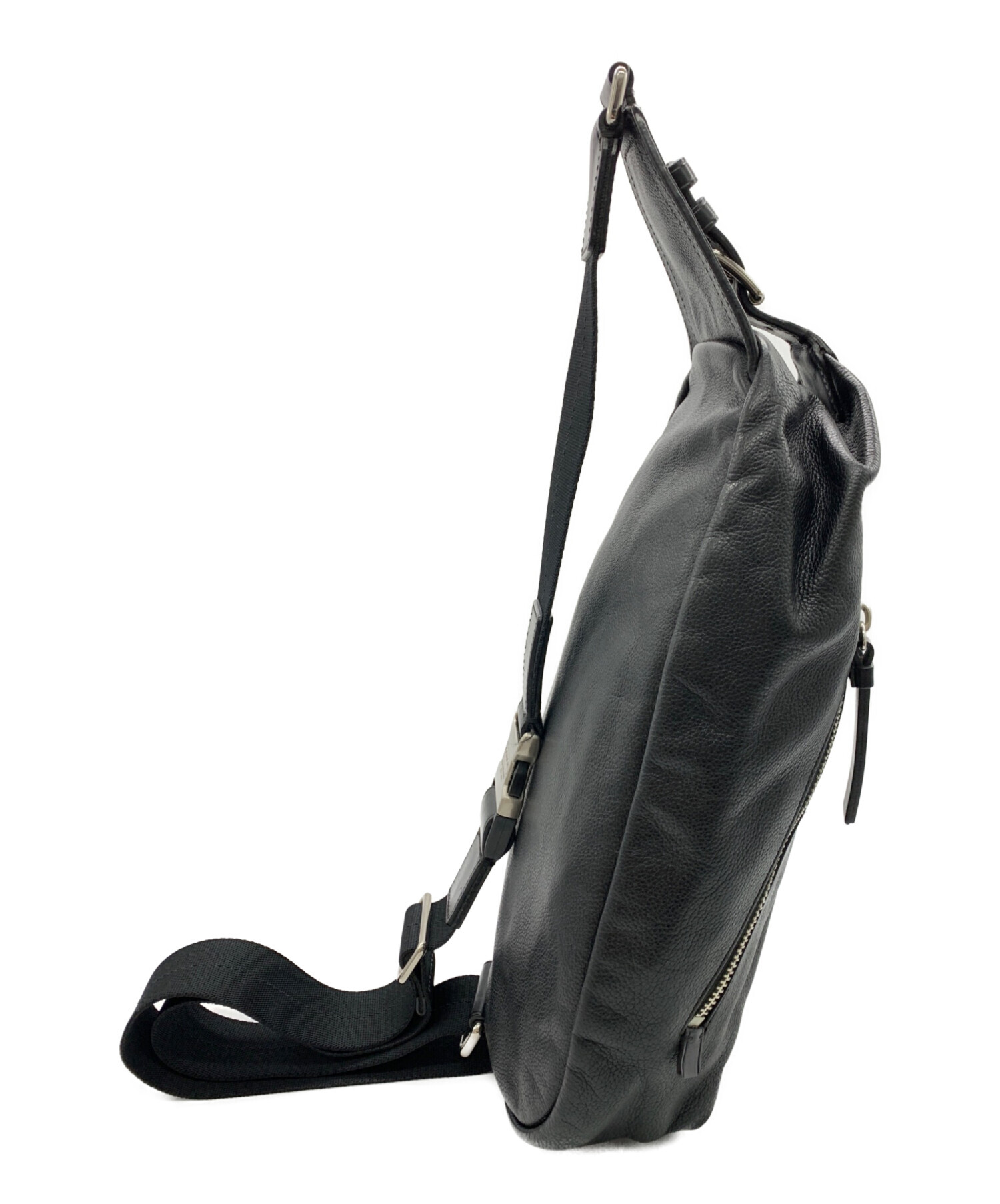 中古・古着通販】COACH (コーチ) ボディバッグ ブラック｜ブランド 