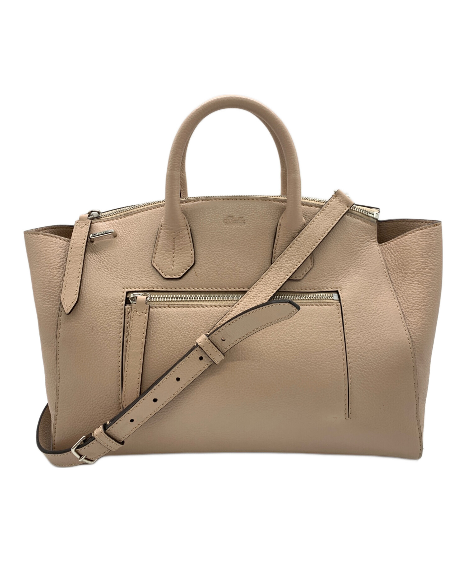風の仁　　　　　　　　　　　　　　　BALLY　バリー 中古・古着通販】BALLY (バリー) SOMMET ZIP 2WAYバッグ ピンク