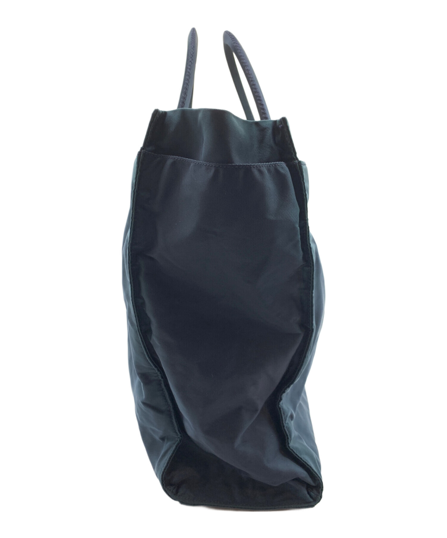 中古・古着通販】PRADA (プラダ) ナイロンハンドバッグ ネイビー