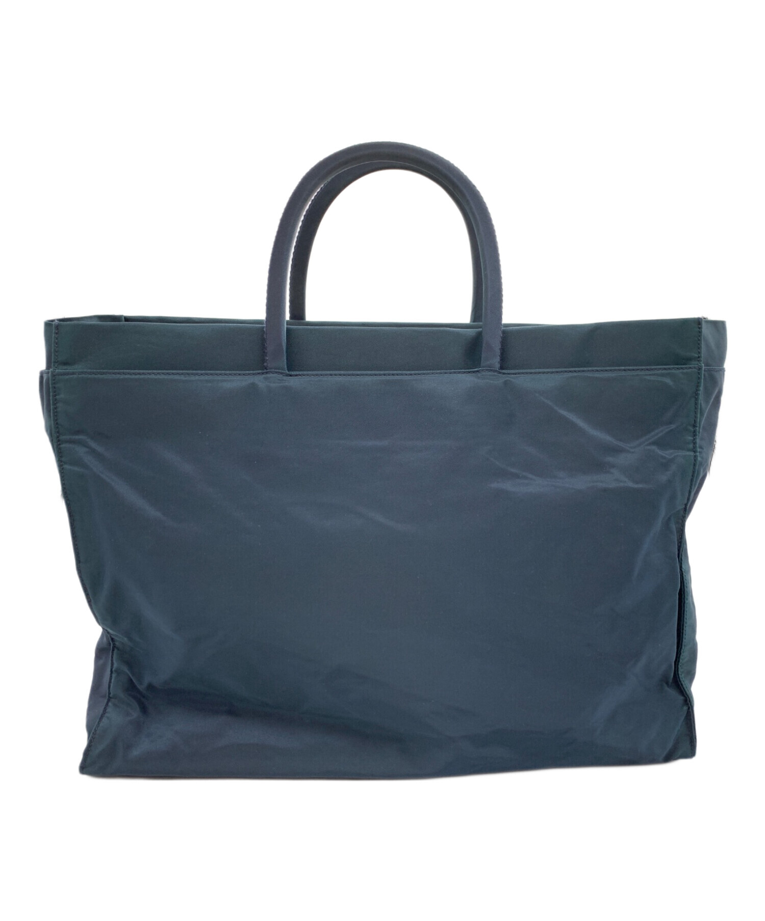中古・古着通販】PRADA (プラダ) ナイロンハンドバッグ ネイビー