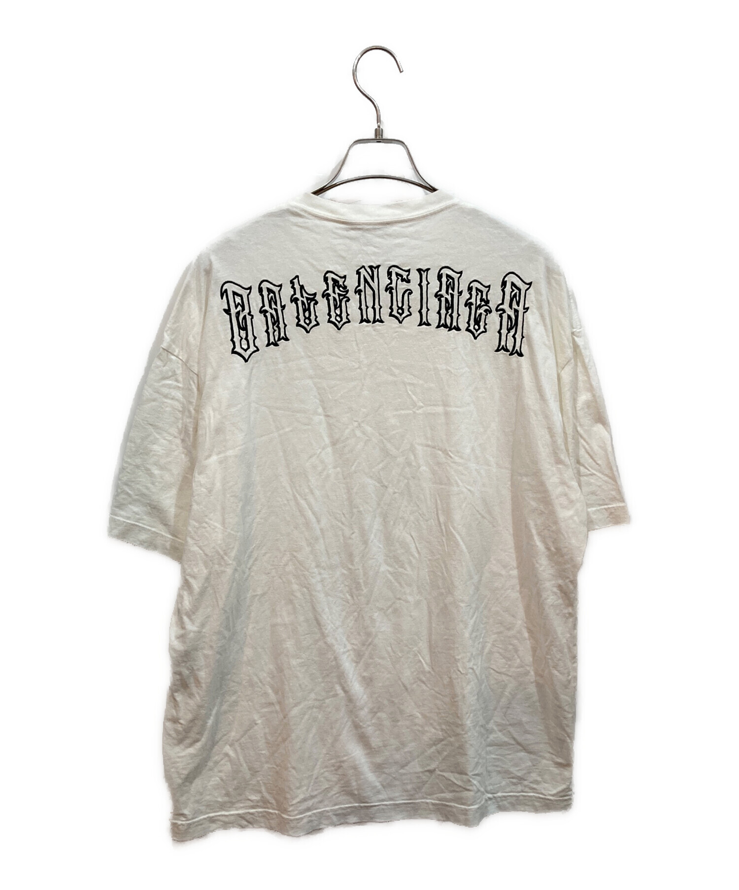 最終お値下げ！BALENCIAGA ホワイト Tシャツ XS 中古・古着通販】BALENCIAGA (バレンシアガ) 半袖Tシャツ ホワイト