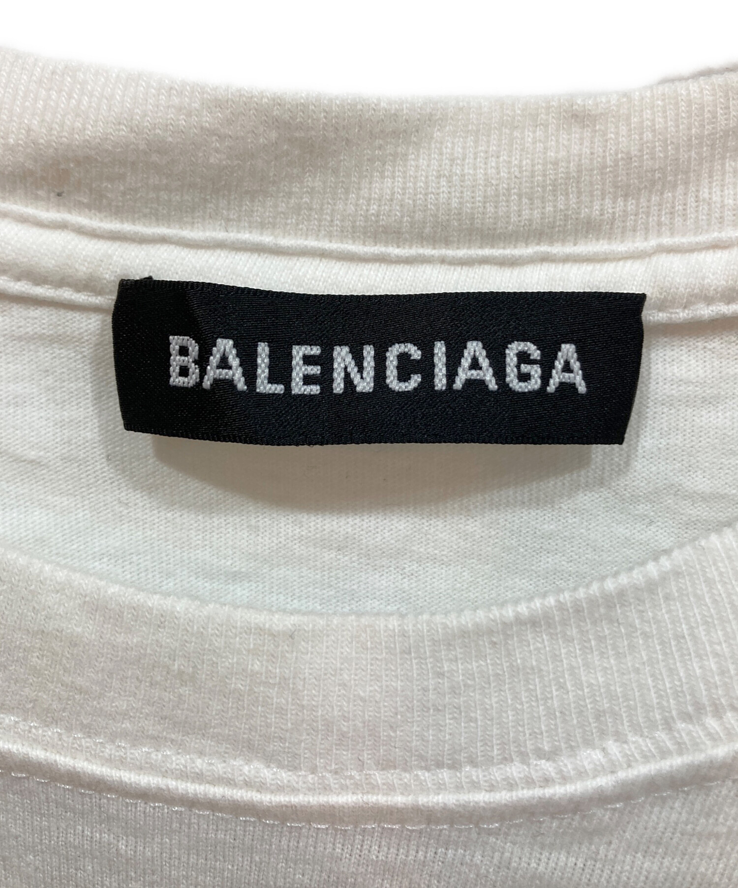 中古・古着通販】BALENCIAGA (バレンシアガ) 半袖Tシャツ ホワイト