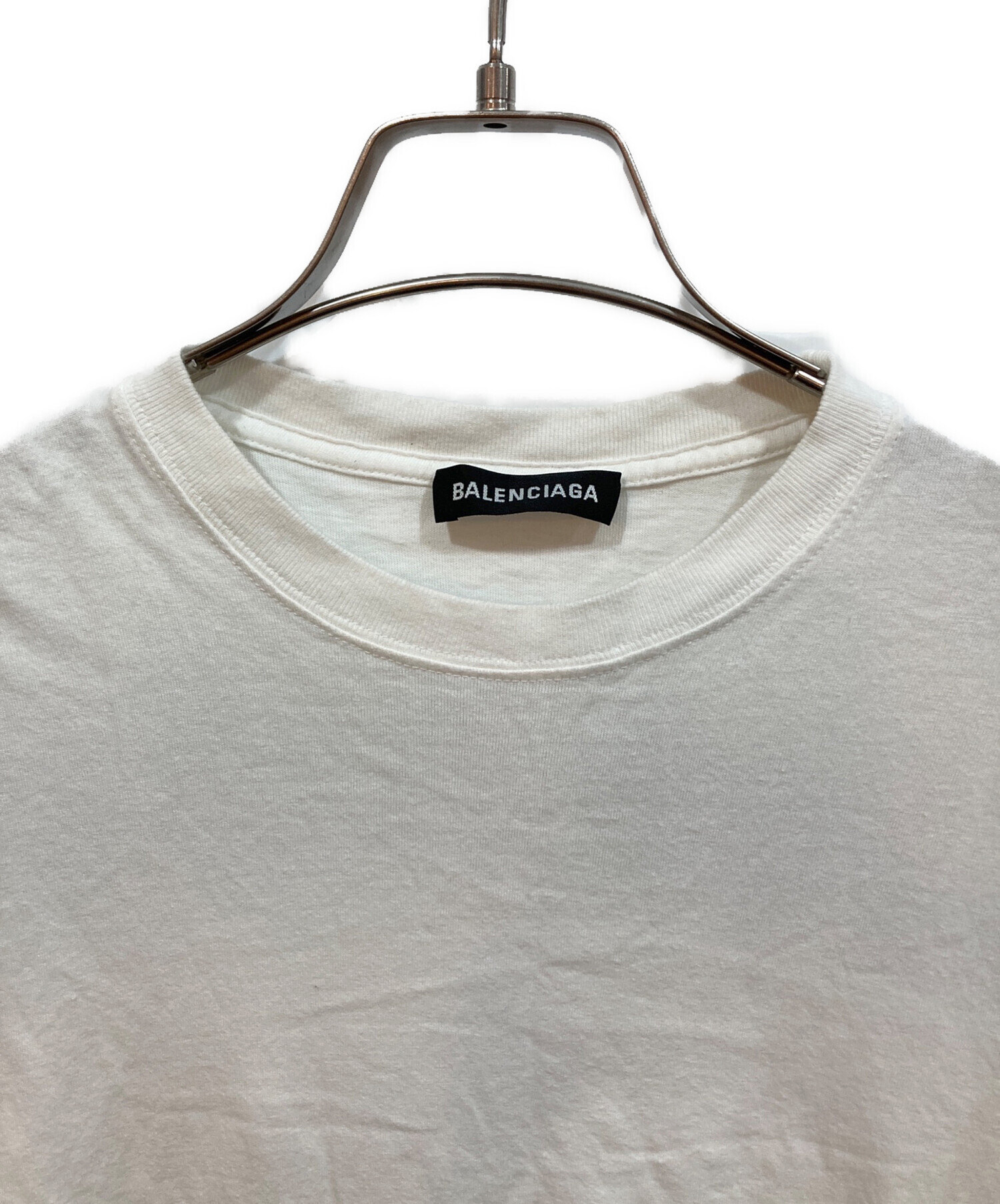 中古・古着通販】BALENCIAGA (バレンシアガ) 半袖Tシャツ ホワイト