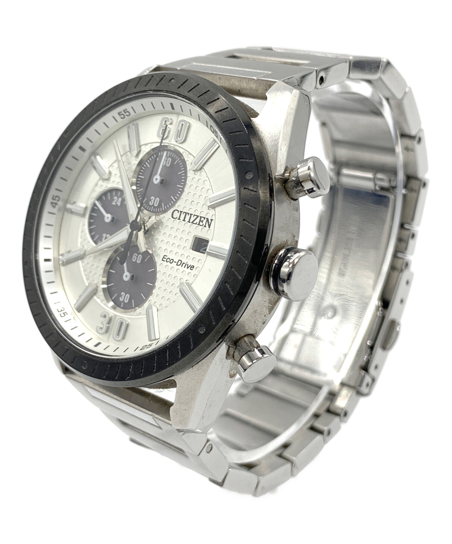 中古・古着通販】CITIZEN (シチズン) エコドライブ 腕時計 ホワイト