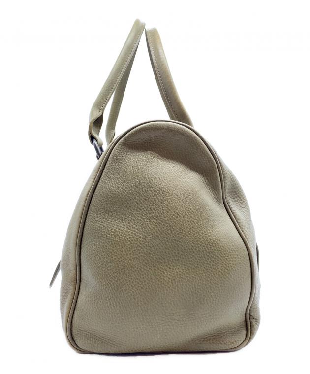 LONGCHAMP ボストンバッグ ケイトモス コラボ グリーン系 中古・古着通販】LONGCHAMP (ロンシャン) KATE MOSS (ケイト モス