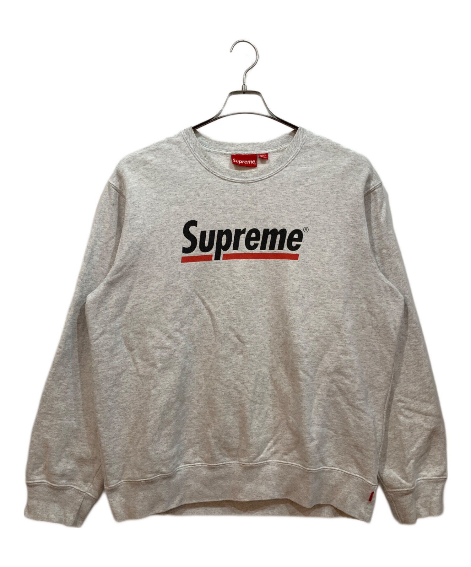 Supreme Underline Crewneck シュプリーム アンダー 中古・古着通販】Supreme (シュプリーム) Underline Crewneck