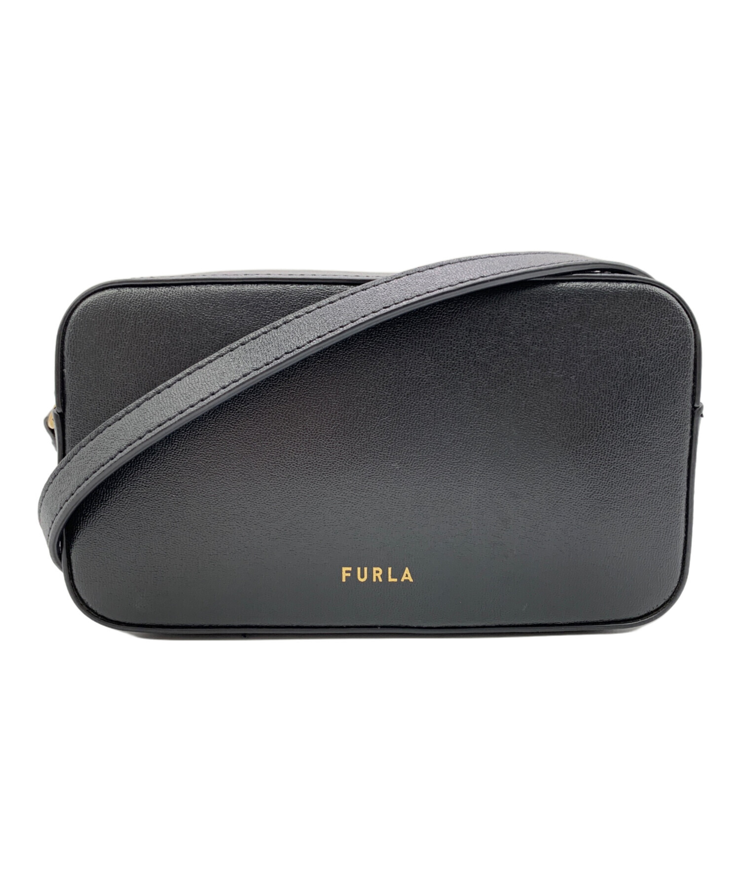 中古・古着通販】FURLA (フルラ) ミニクロスボディバッグ ブラック