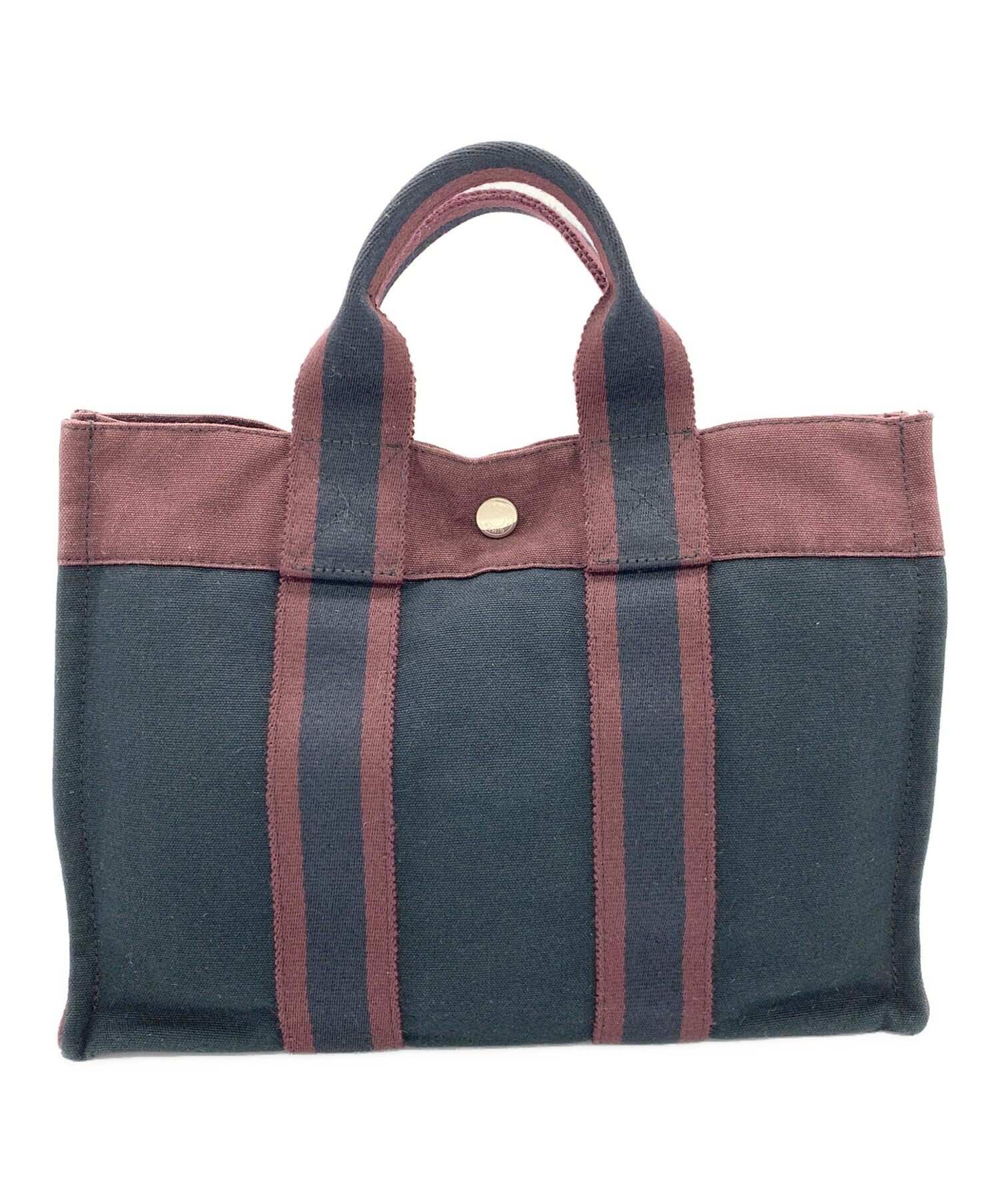 中古・古着通販】HERMES (エルメス) フールトゥ エンジ×ブラック