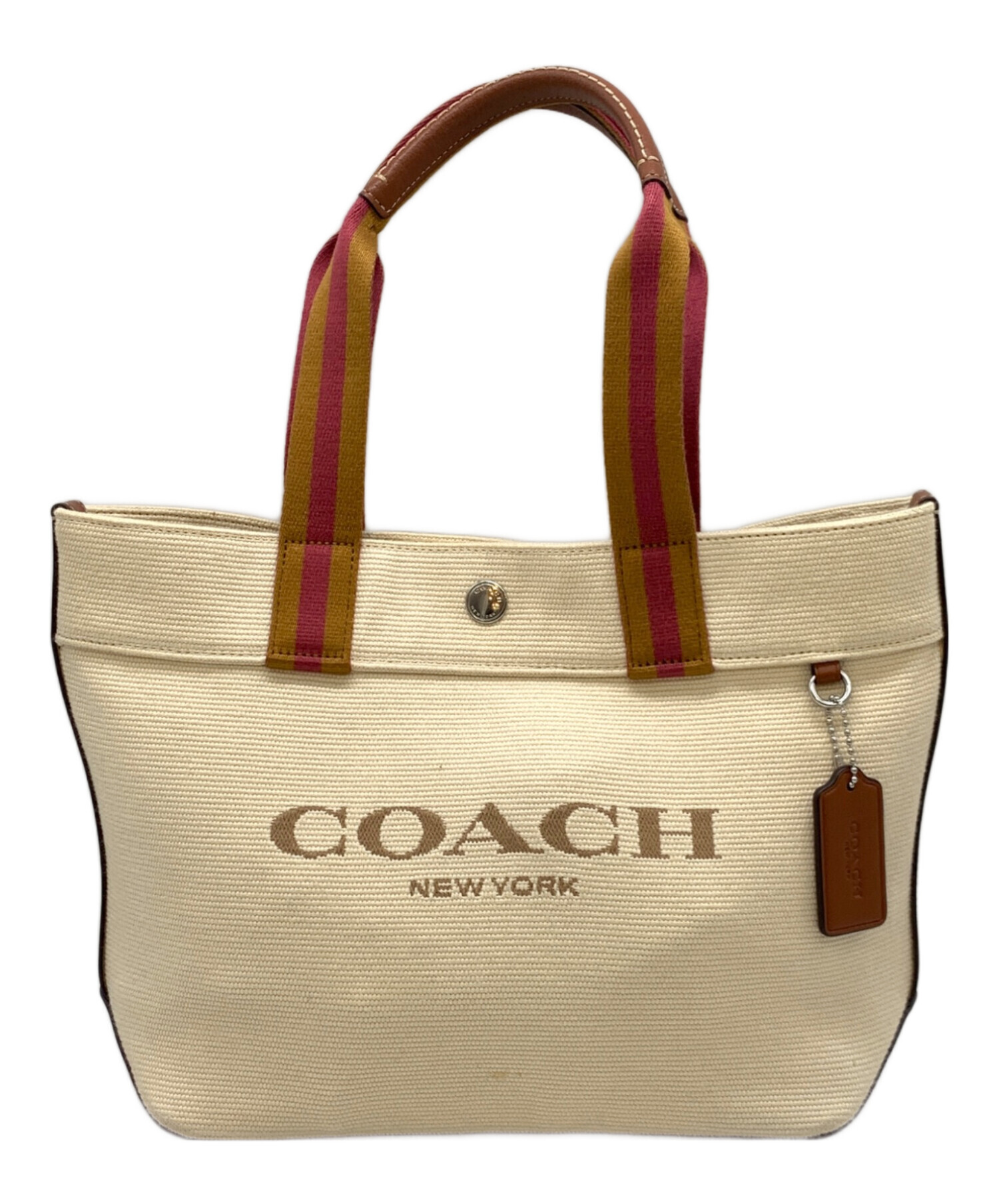 中古・古着通販】COACH (コーチ) トートバッグ ベージュ｜ブランド