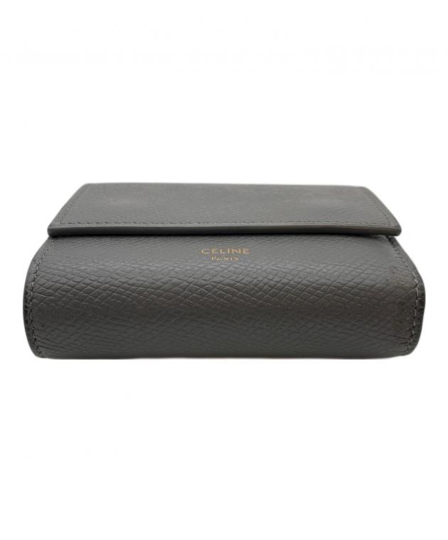 中古・古着通販】CELINE (セリーヌ) 3つ折り財布 グレー｜ブランド