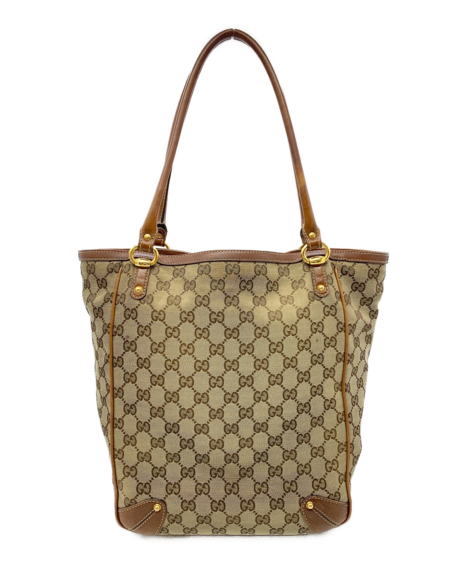 【廃盤】GUCCI トートバック 中古・古着通販】GUCCI (グッチ) トートバッグ ブラウン｜ブランド