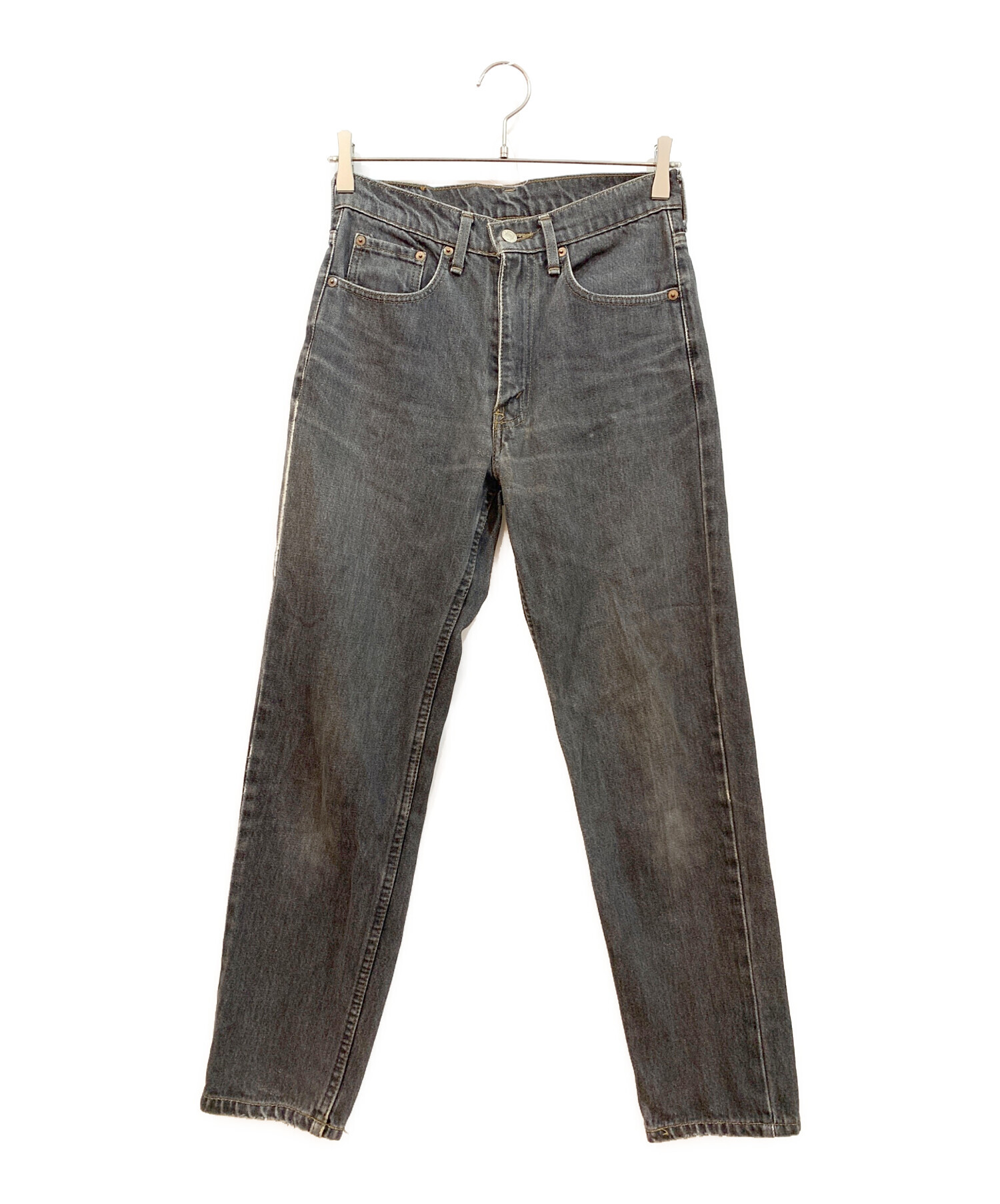 中古・古着通販】LEVI'S (リーバイス) デニムパンツ ブラック サイズ