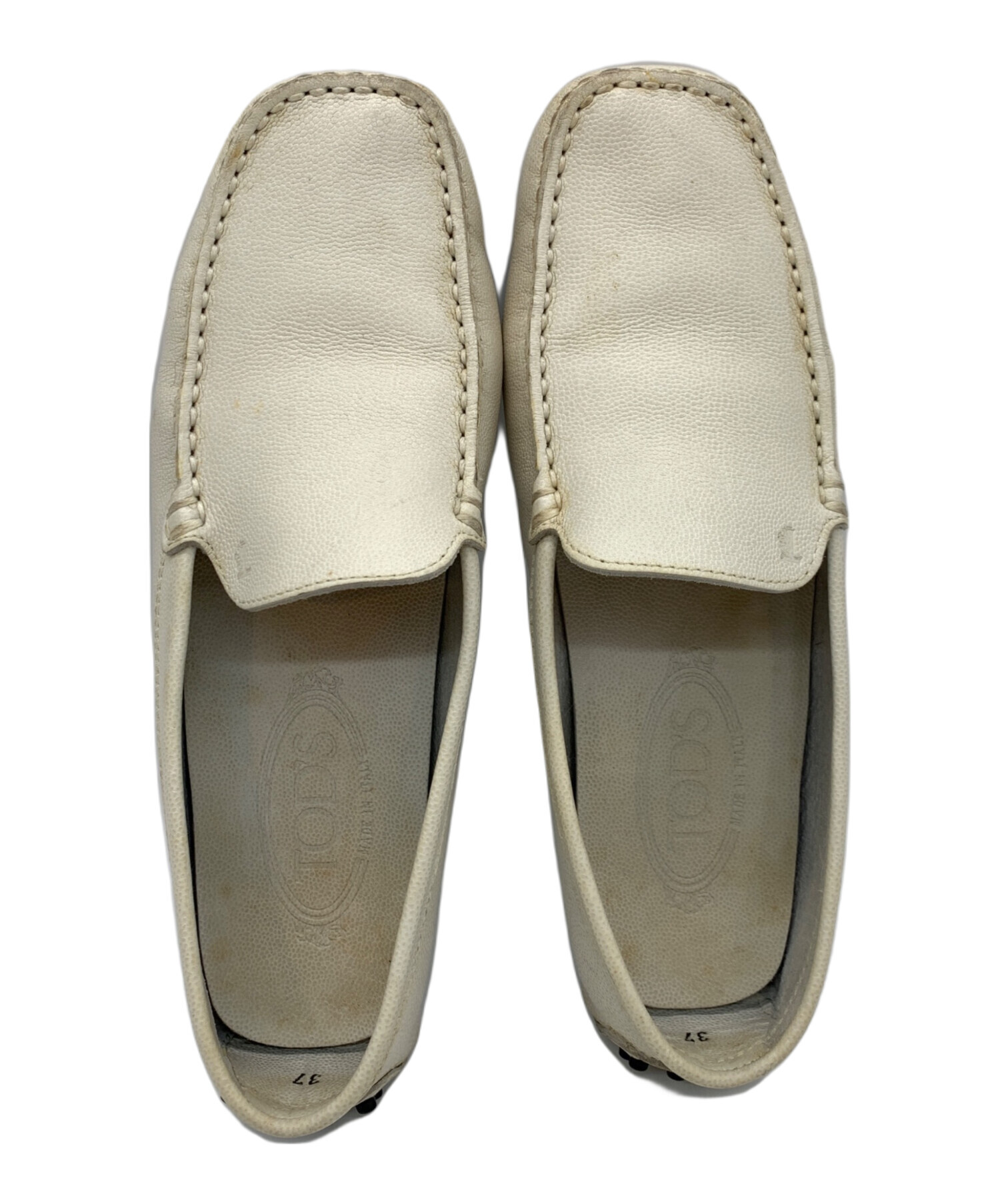 中古・古着通販】TOD'S (トッズ) ドライビングシューズ ホワイト