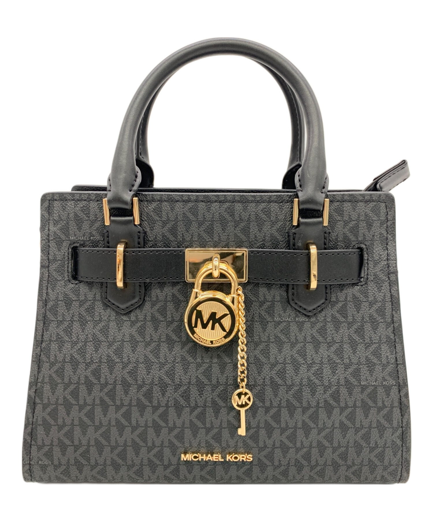 タグ付き✨未使用品 マイケルコース 中綿入りピーコート ロゴ刻印金ボタン 黒 S 中古・古着通販】MICHAEL KORS (マイケルコース) ショルダーバッグ