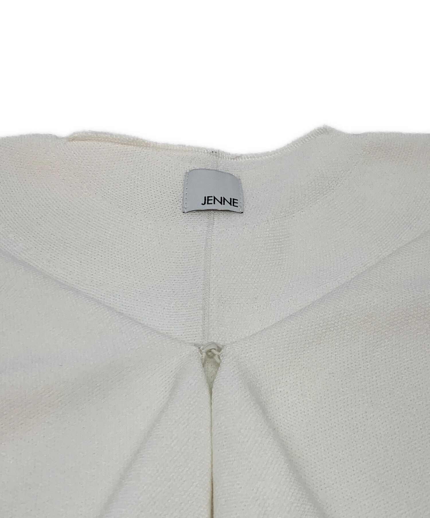 中古・古着通販】JENNE (ジェンヌ) ニットカーディガン ホワイト