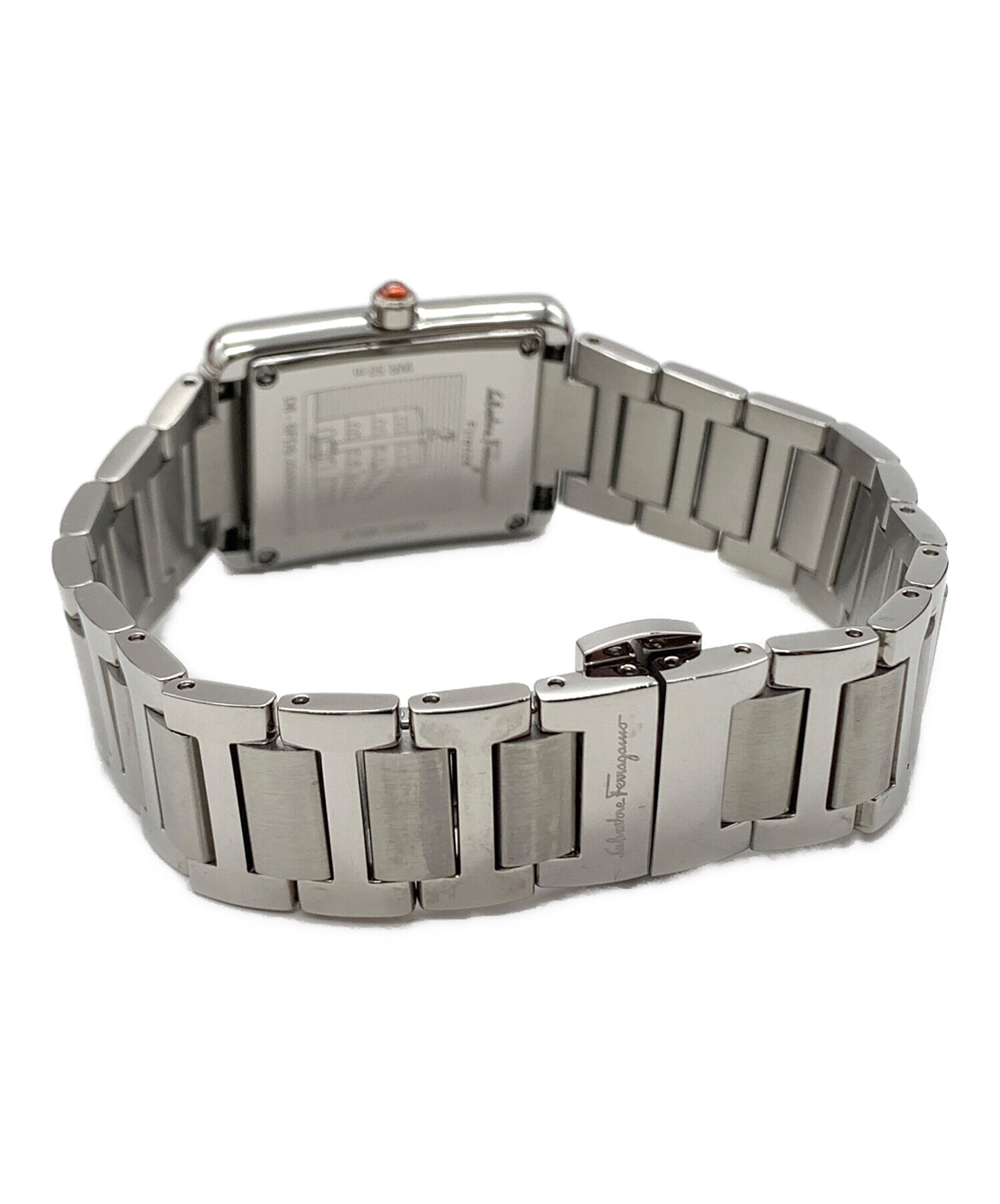 【お値下げ♪】Salvatore Ferragamo アナログ腕時計 グレー 中古・古着通販】Salvatore Ferragamo (サルヴァトーレ フェラガモ