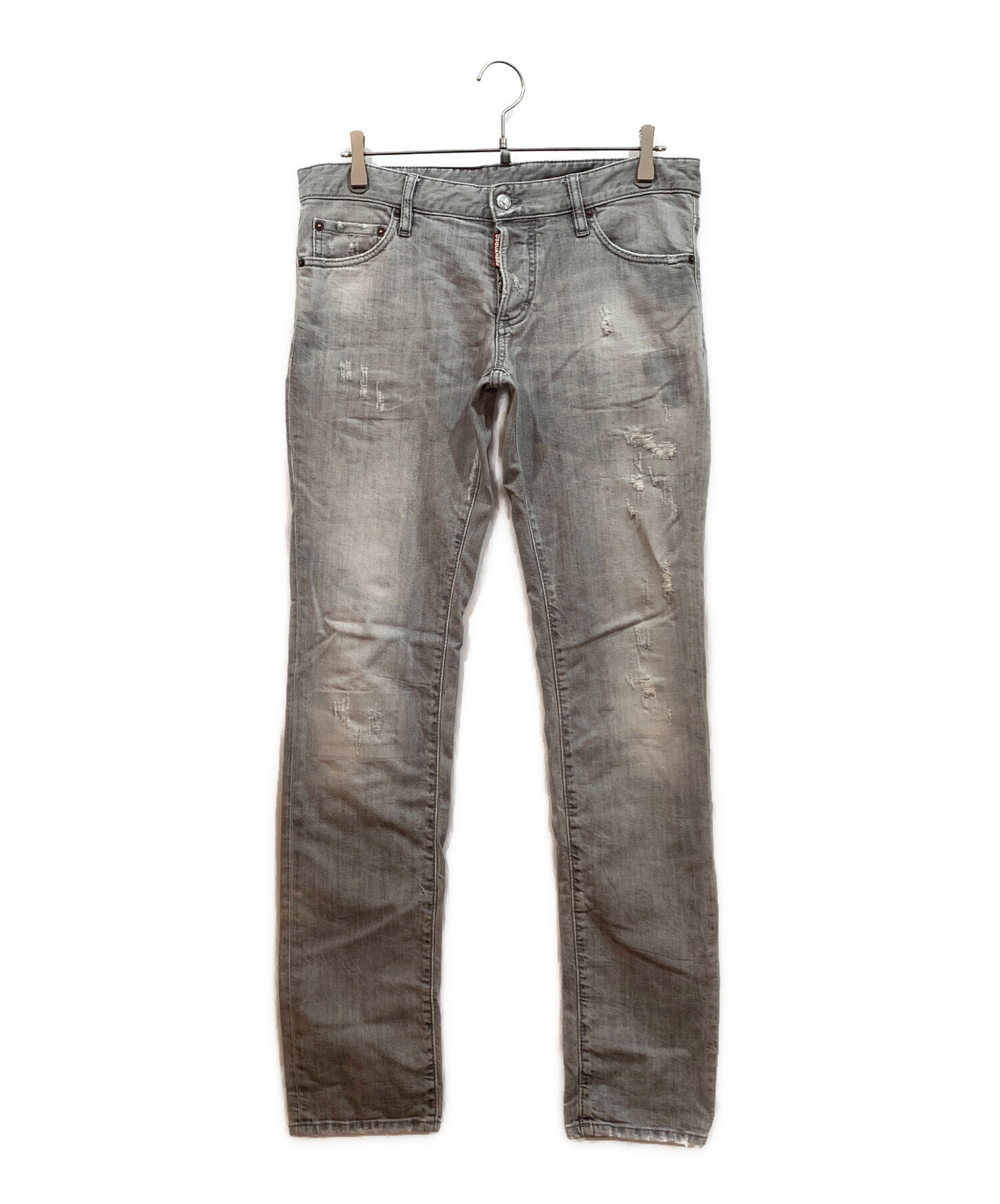 中古・古着通販】DSQUARED2 (ディースクエアード) デニムパンツ グレー 