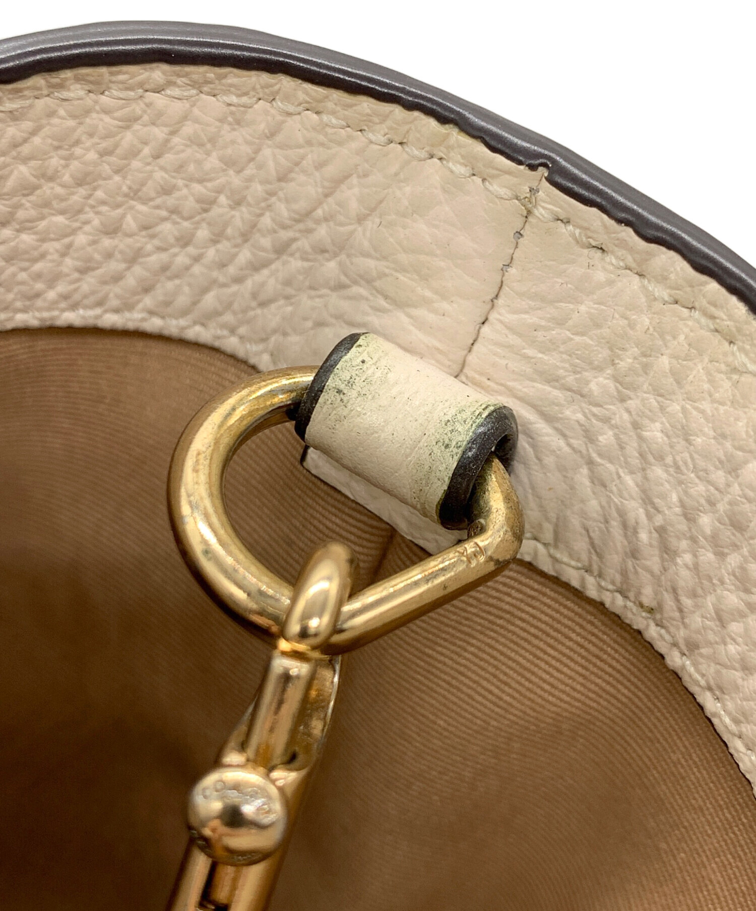 CCC12 ブラウン　コーチ　ショルダー　新品未使用 中古・古着通販】COACH (コーチ) ショルダーバッグ ホワイト×ブラウン