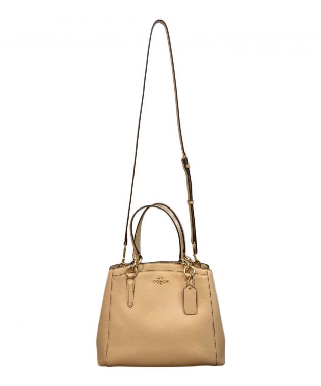 中古・古着通販】COACH (コーチ) 2WAYバッグ ベージュ｜ブランド・古着