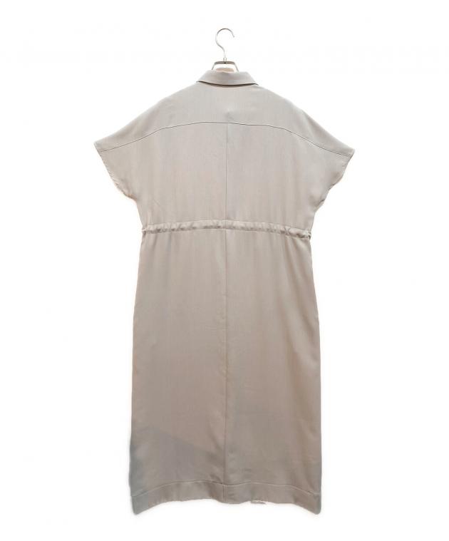 中古・古着通販】SOEJU (ソージュ) ロングシャツワンピース グレー