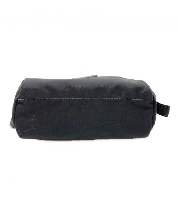 【美品】PRADAポーチ黒 中古・古着通販】PRADA (プラダ) ポーチ ブラック｜ブランド・古着通販