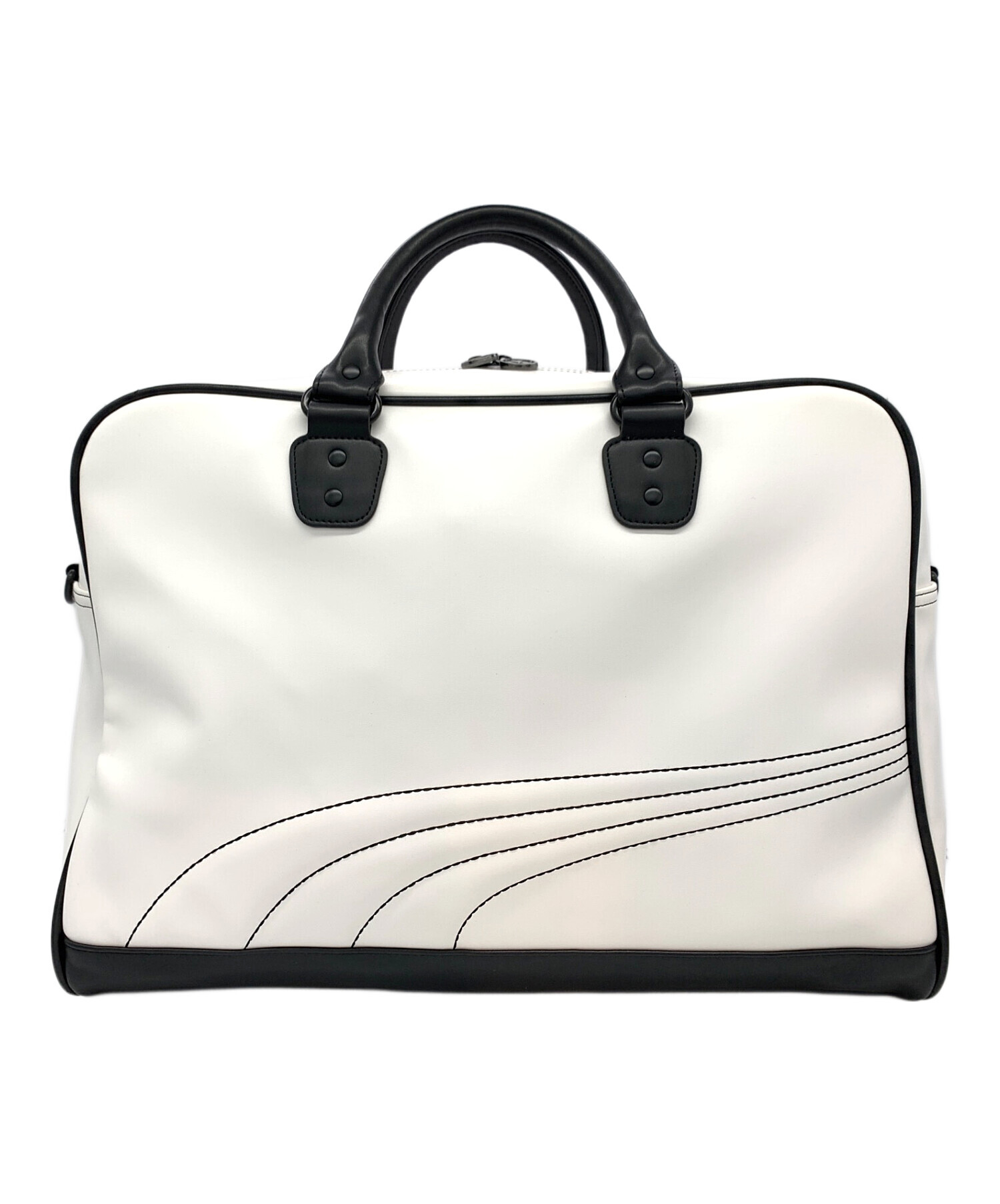 PUMA Ami Grip Bag プーマ　アミ　グリップバッグ　2way 中古・古着通販】PUMA (プーマ) ami (アミ) Grip Bag ホワイト
