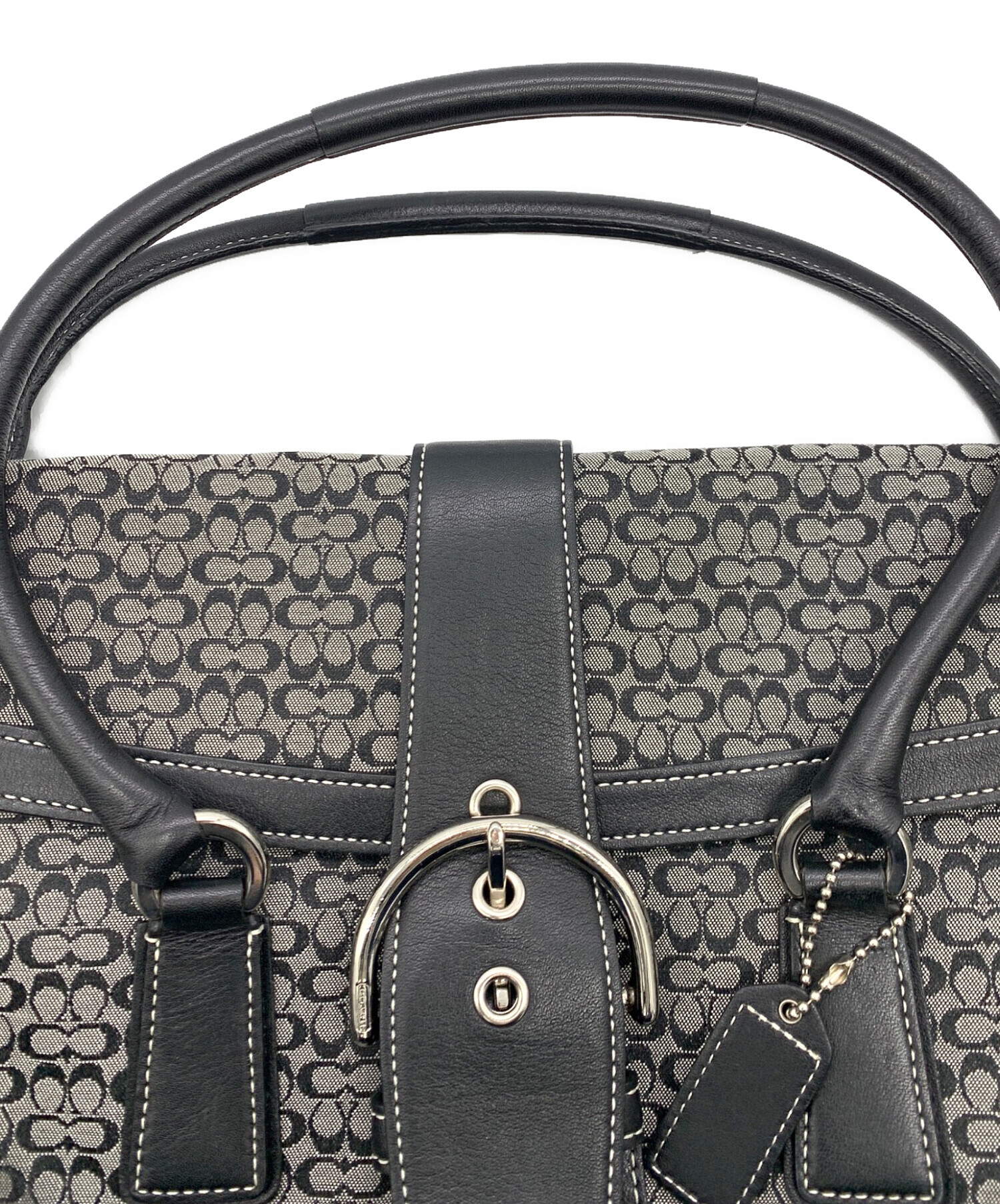 中古・古着通販】COACH (コーチ) ソーホーミニシグネチャーフラップ