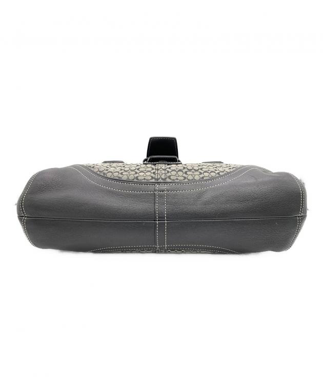 希少　COACH フラップ サッチェル　ソーホー ハンドバッグ ワンショルダー 中古・古着通販】COACH (コーチ) ソーホーミニシグネチャーフラップ