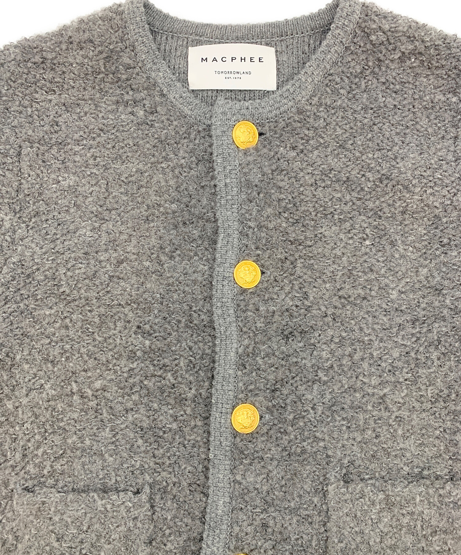 中古・古着通販】MACPHEE (マカフィー) ムートン クルーネック