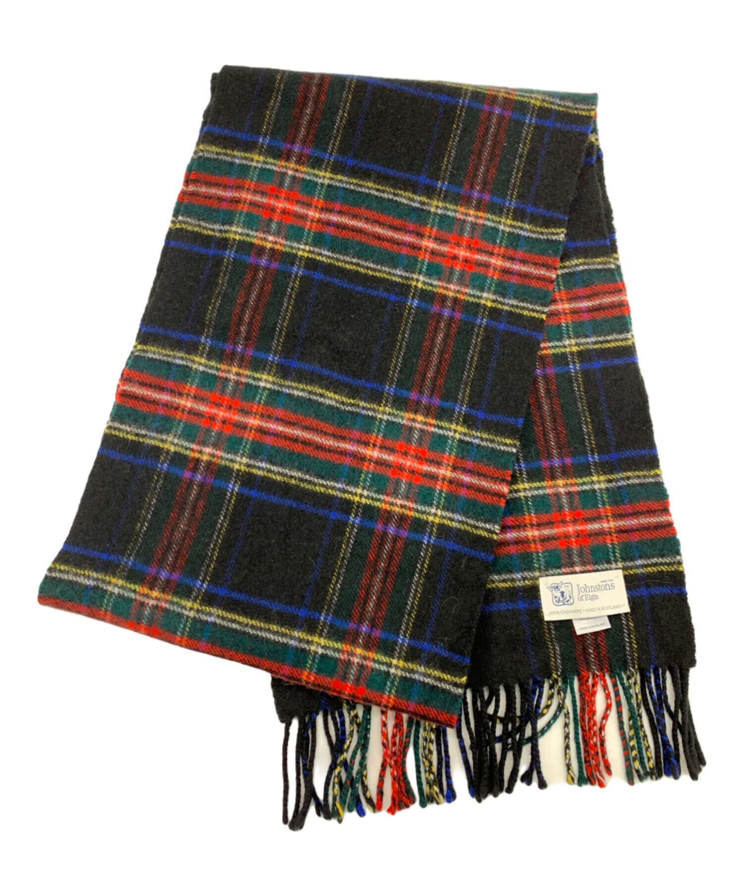 Johnstons of Elgin マフラー 未使用品 中古・古着通販】JOHNSTONS OF ELGIN (ジョンストンズ オブ エルガン