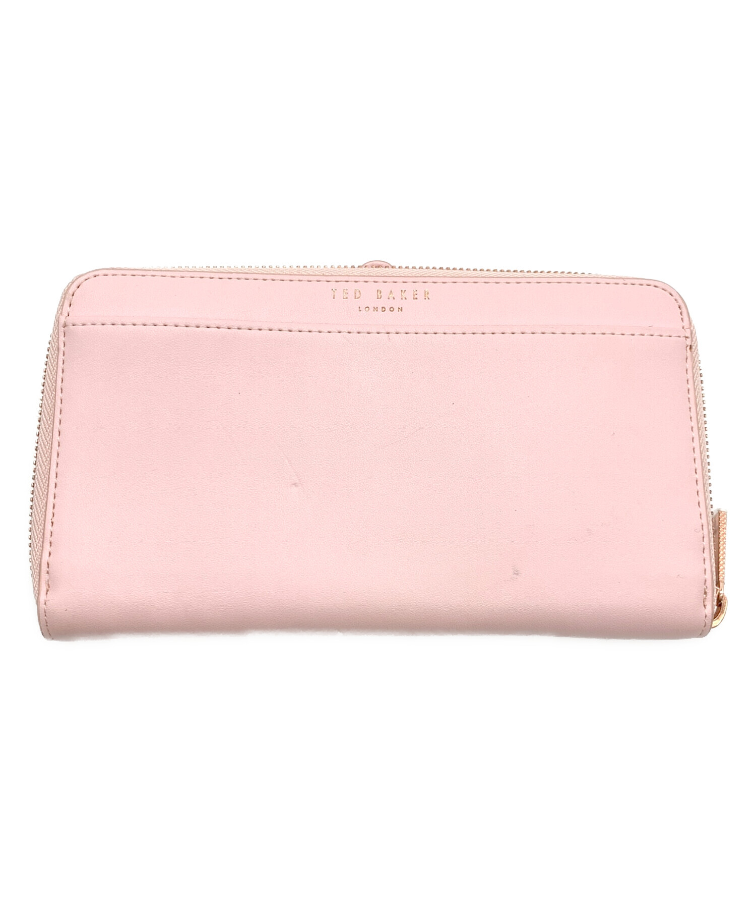 TED BAKER 長財布 ピンク 中古・古着通販】ted baker (テッドベーカー) ラウンドファスナー財布