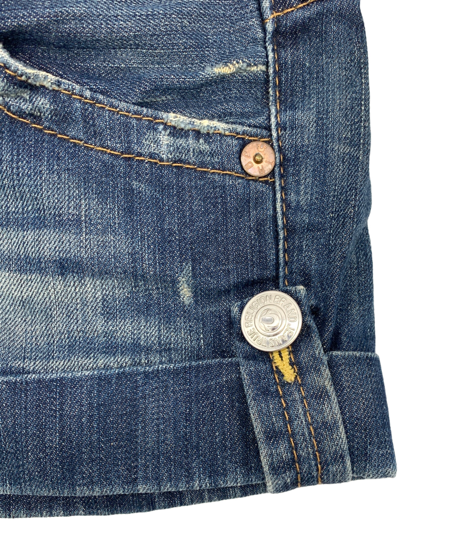 中古・古着通販】TRUE RELIGION (トゥルー レリジョン) ショートデニム
