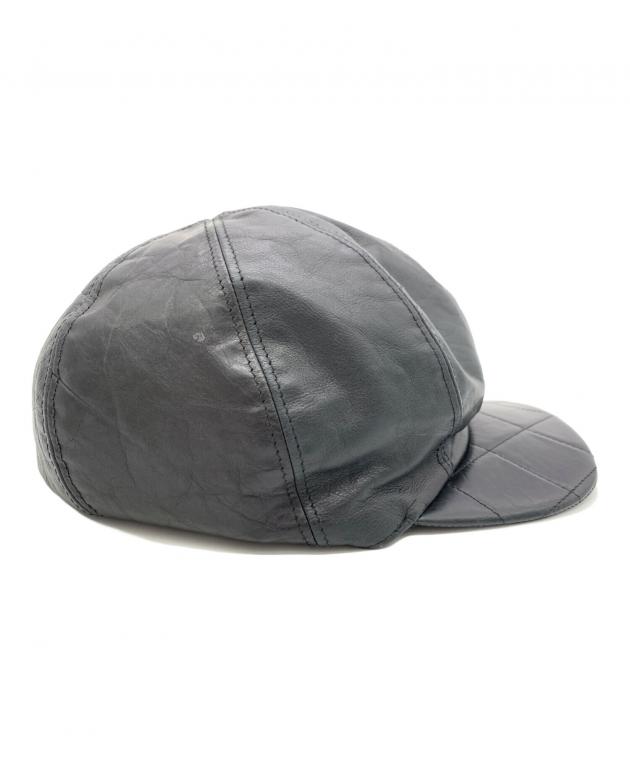 中古・古着通販】CHANEL (シャネル) キャップ ブラック サイズ:M