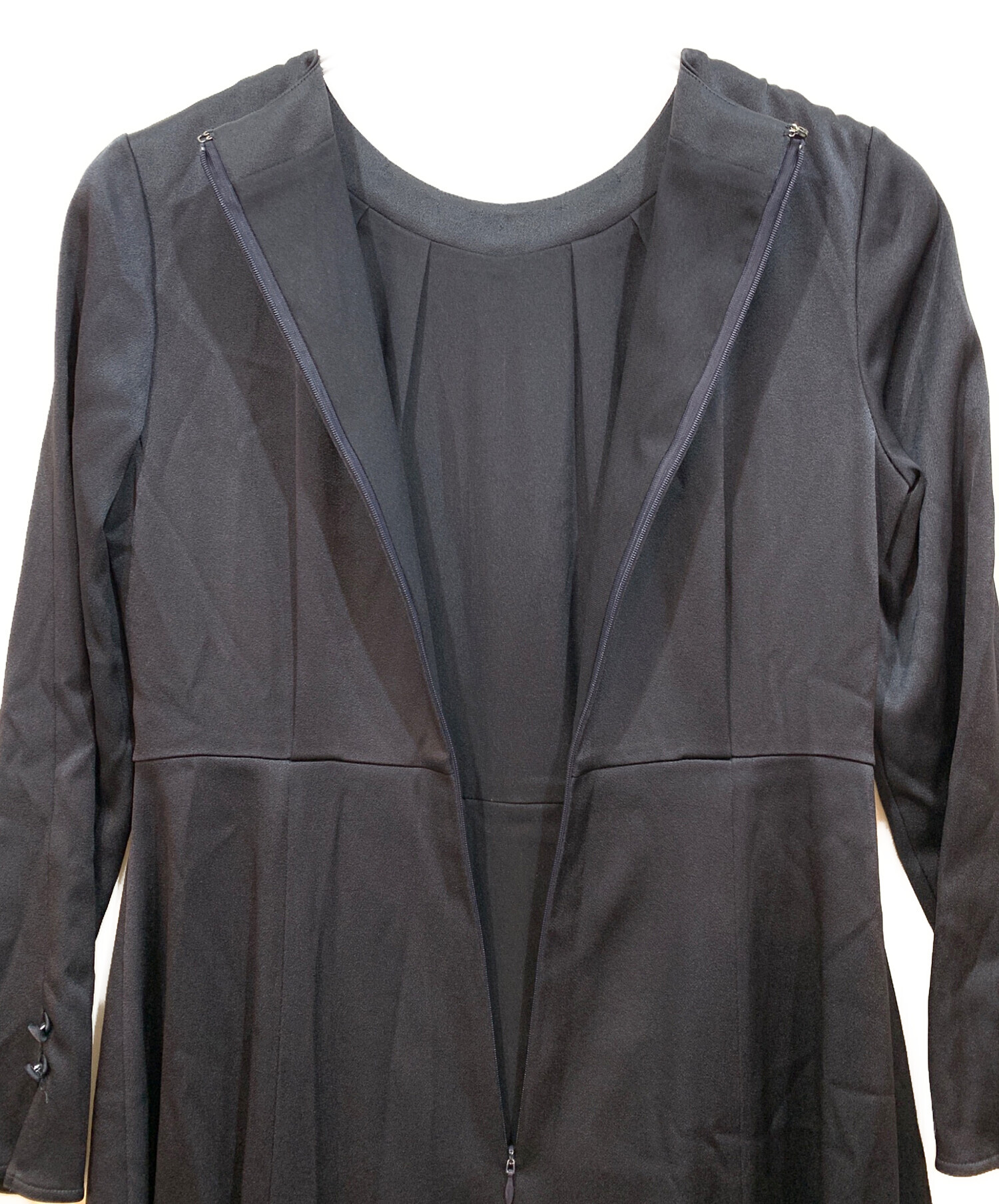 中古・古着通販】ANAYI (アナイ) トリアセサテンフレア ワンピース