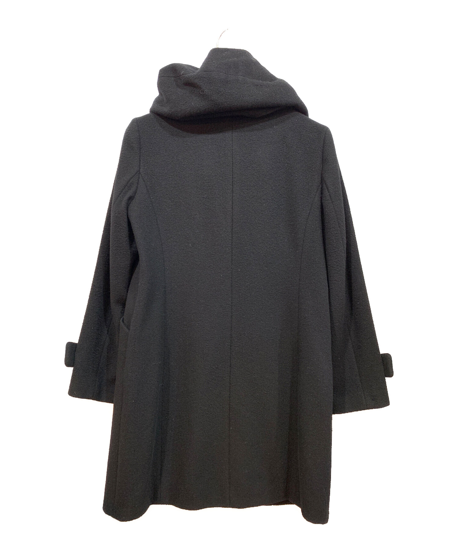 中古・古着通販】ANAYI (アナイ) コート ブラック サイズ:38｜ブランド 