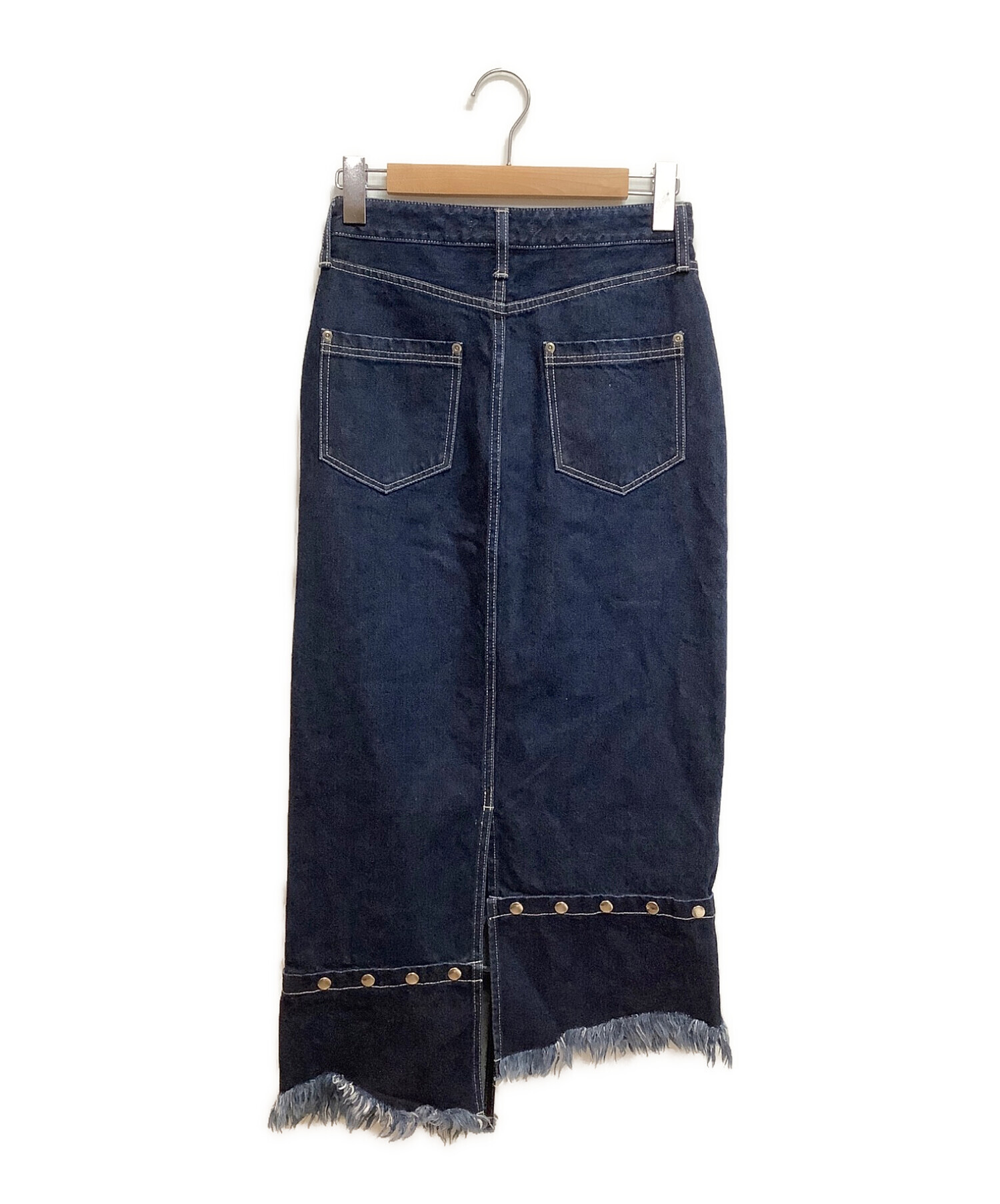 中古・古着通販】UN3D. (アンスリード) アシンメトリー デニム 中古・古着通販】UN3D. (アンスリード) アシンメトリー デニム