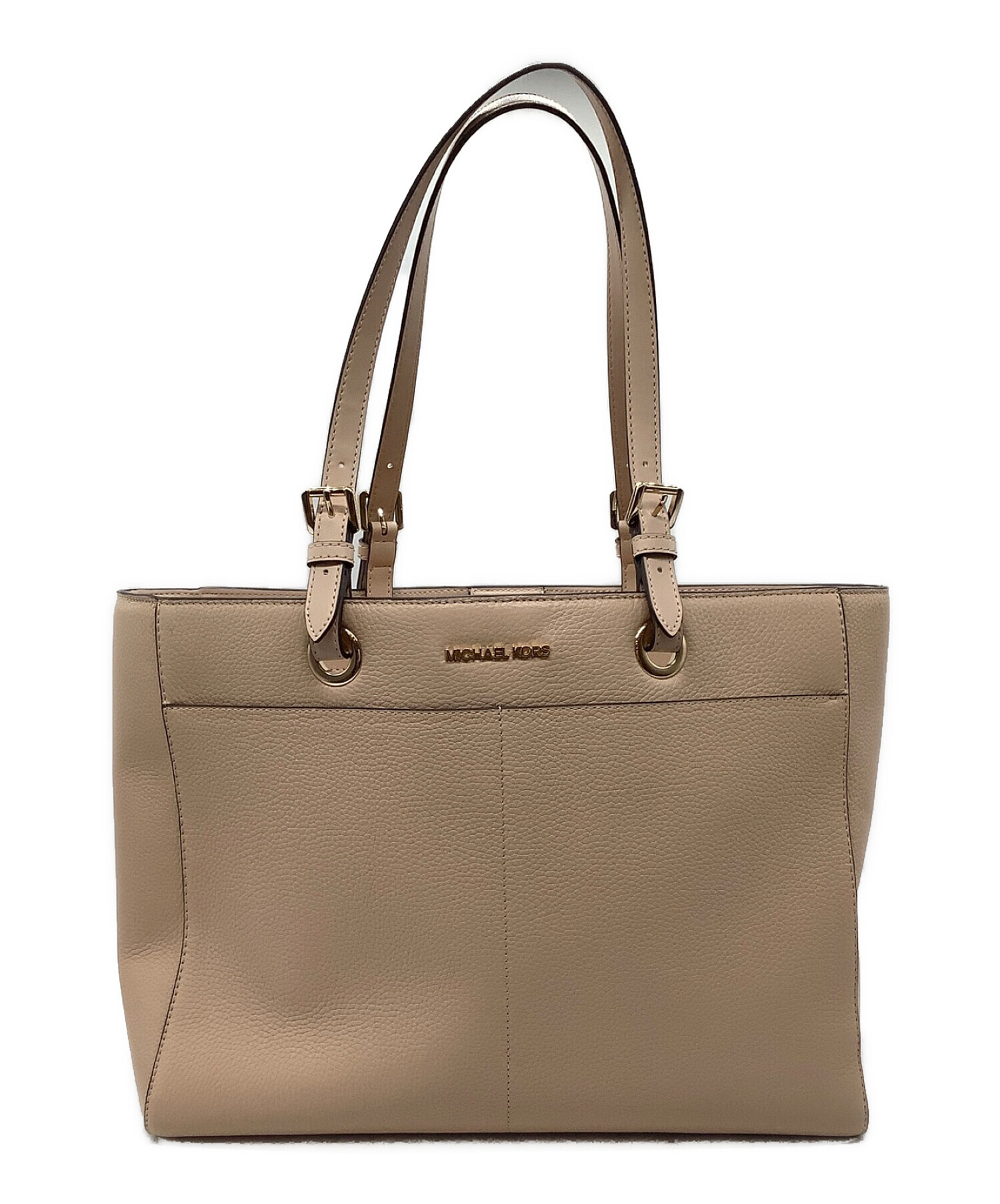 MICHAEL KORS トートバッグ ベージュ/ブラウン 中古・古着通販】MICHAEL KORS (マイケルコース) トートバッグ