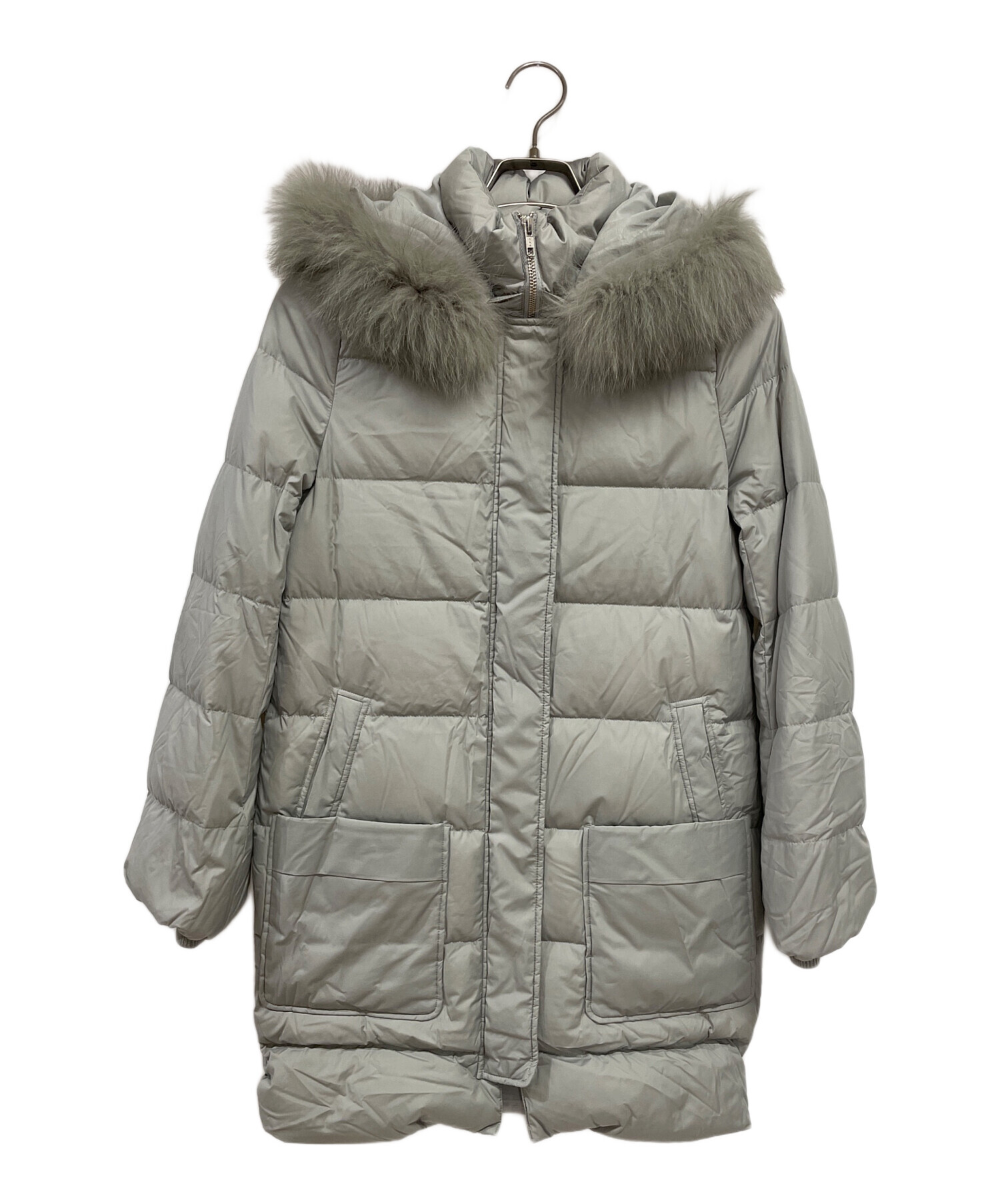 中古・古着通販】theory (セオリー) ダウンコート グレー サイズ:S