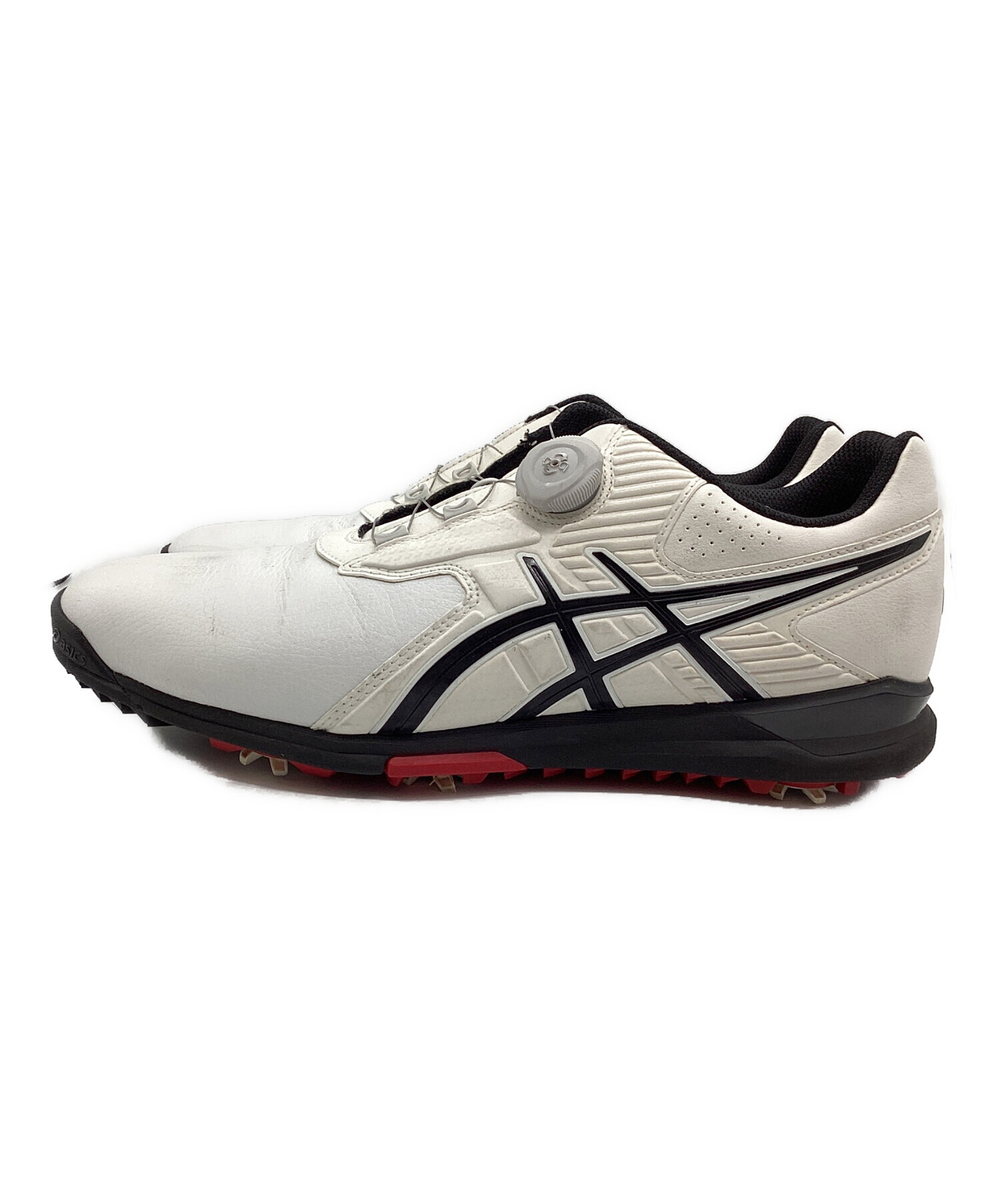 中古・古着通販】asics (アシックス) ゴルフシューズ ホワイト サイズ