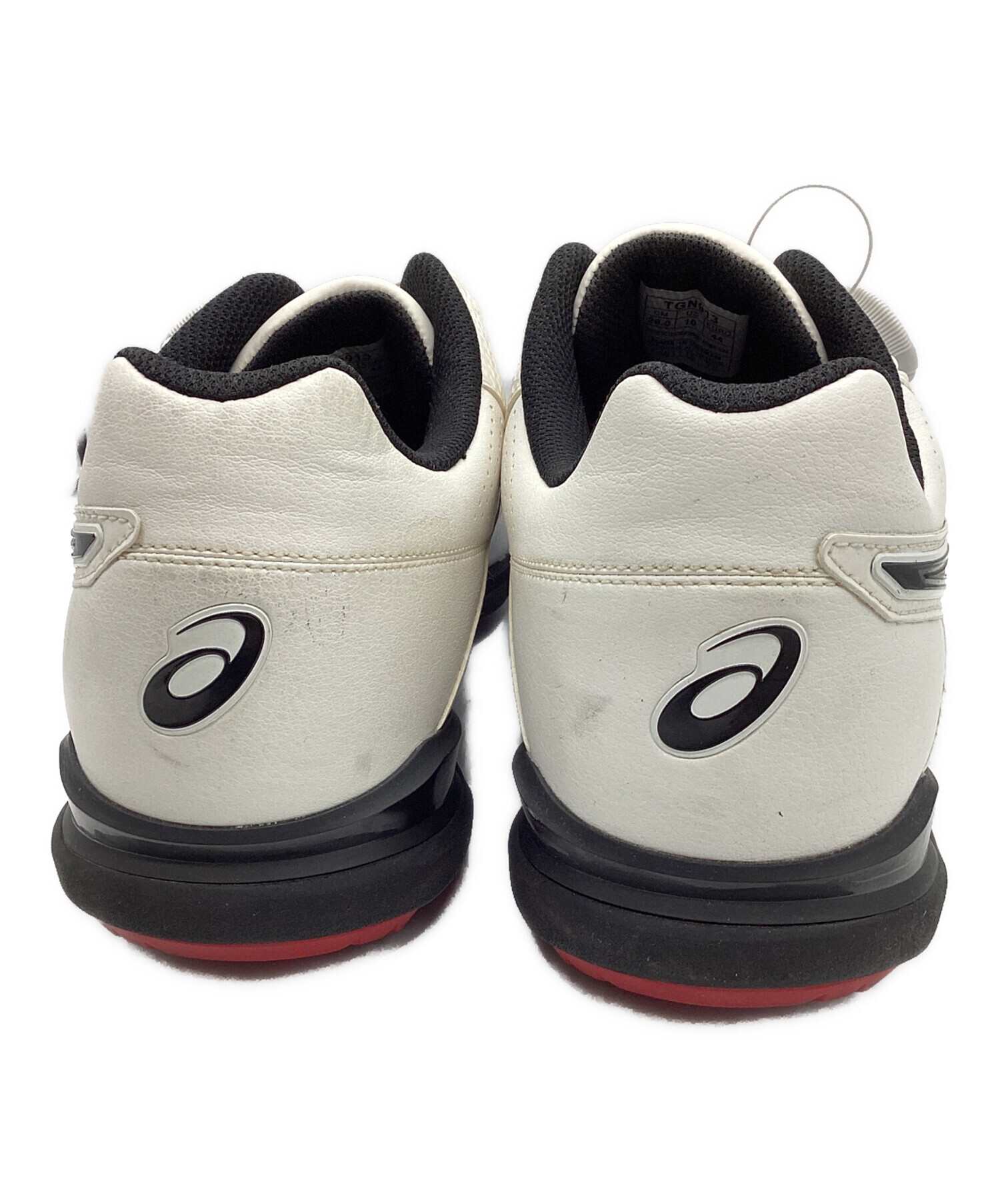 中古・古着通販】asics (アシックス) ゴルフシューズ ホワイト サイズ