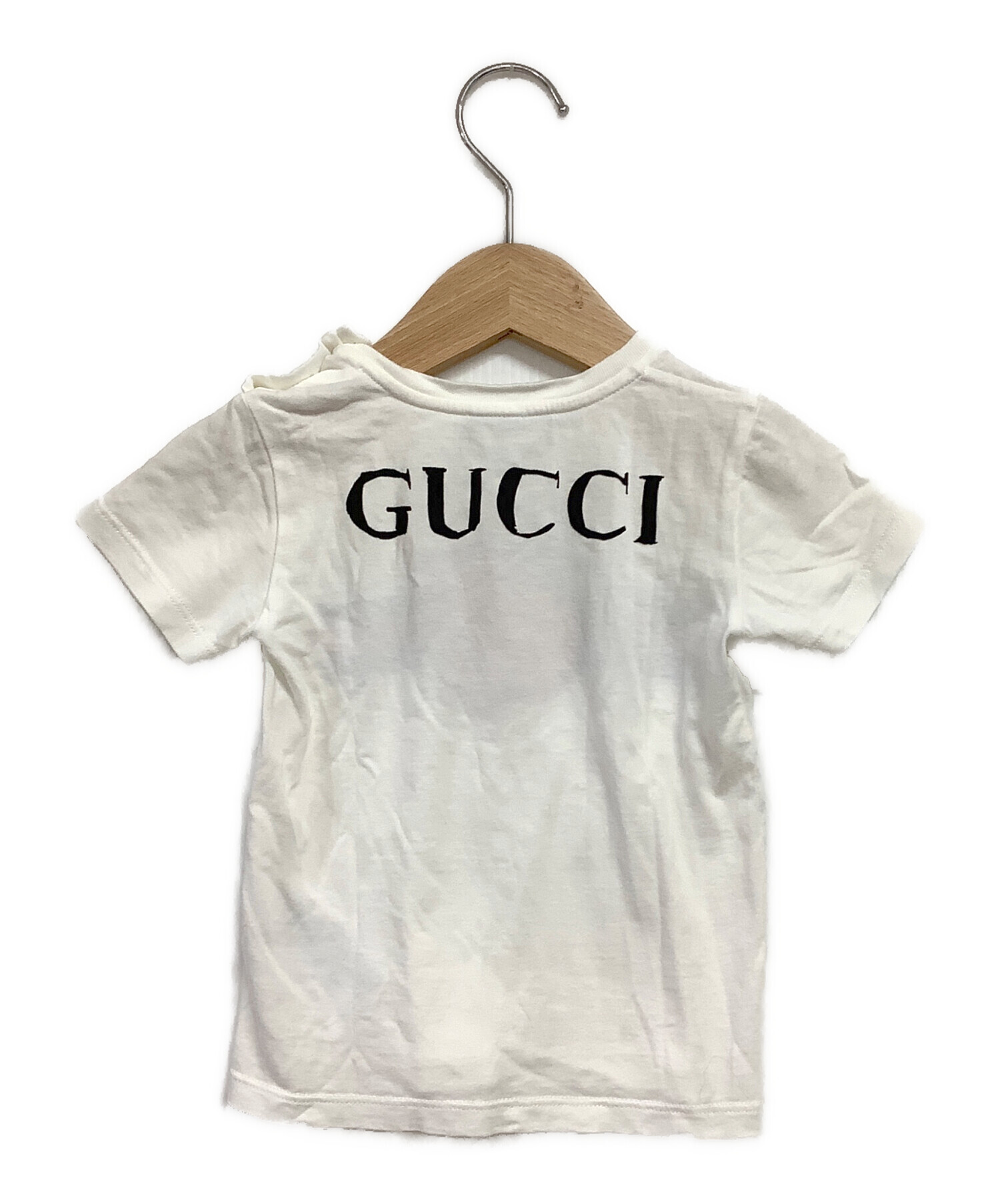 GUCCI ホワイトロゴTシャツ 18M 【公式通販】