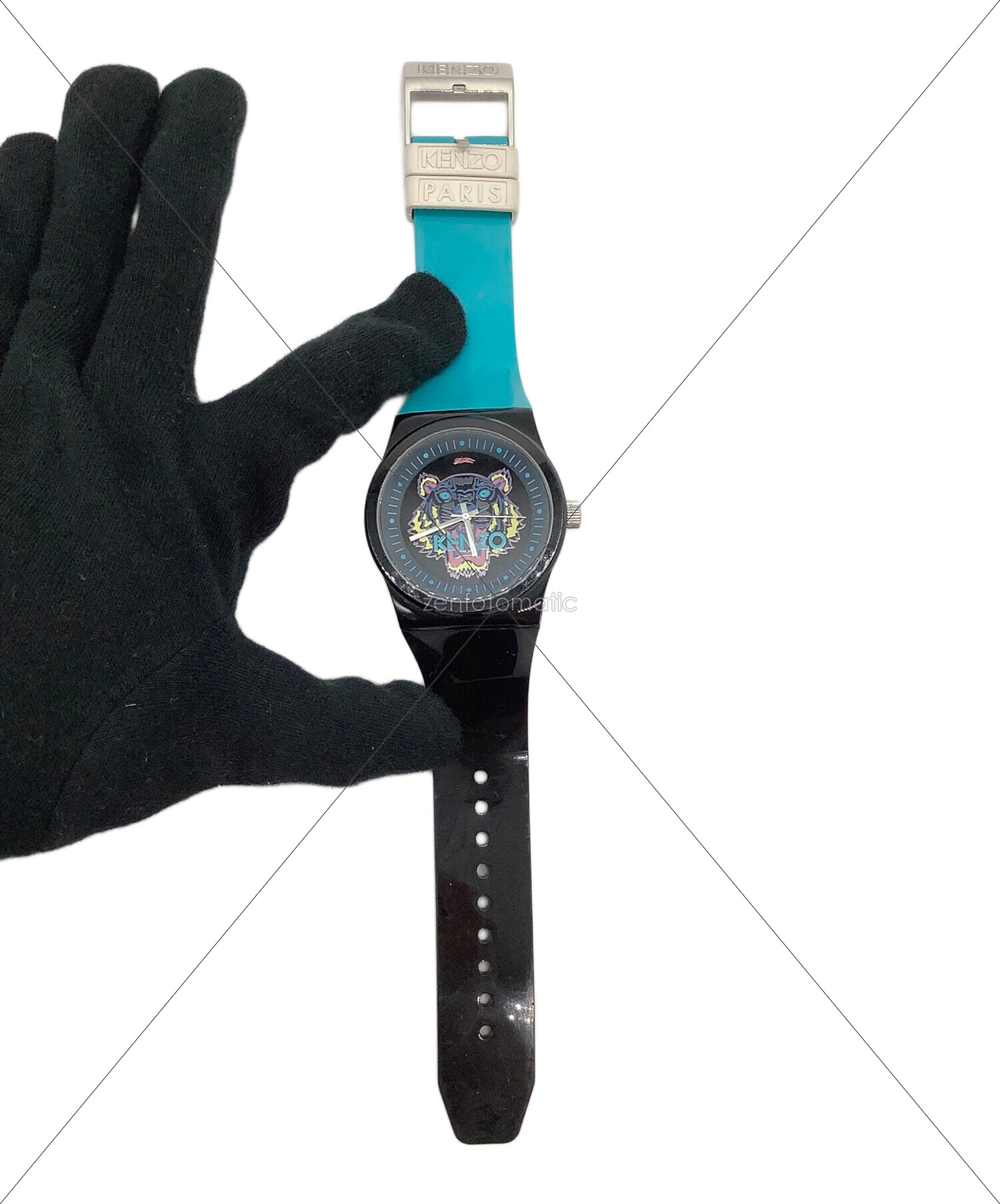 KENZO ケンゾー 時計 中古・古着通販】KENZO (ケンゾー) 腕時計 スカイブルー｜ブランド