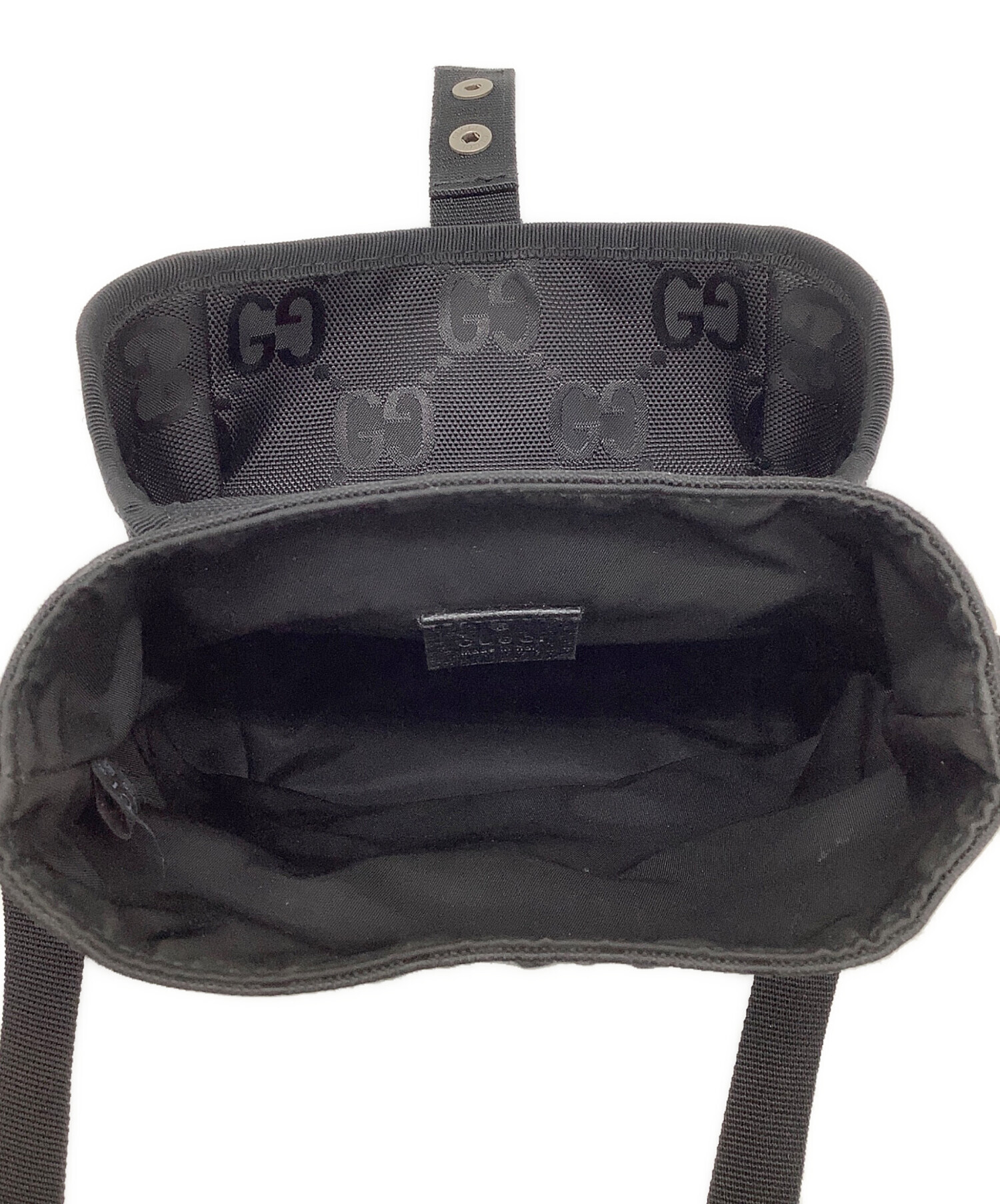 中古・古着通販】GUCCI (グッチ) GGナイロン メッセンジャーバッグ 