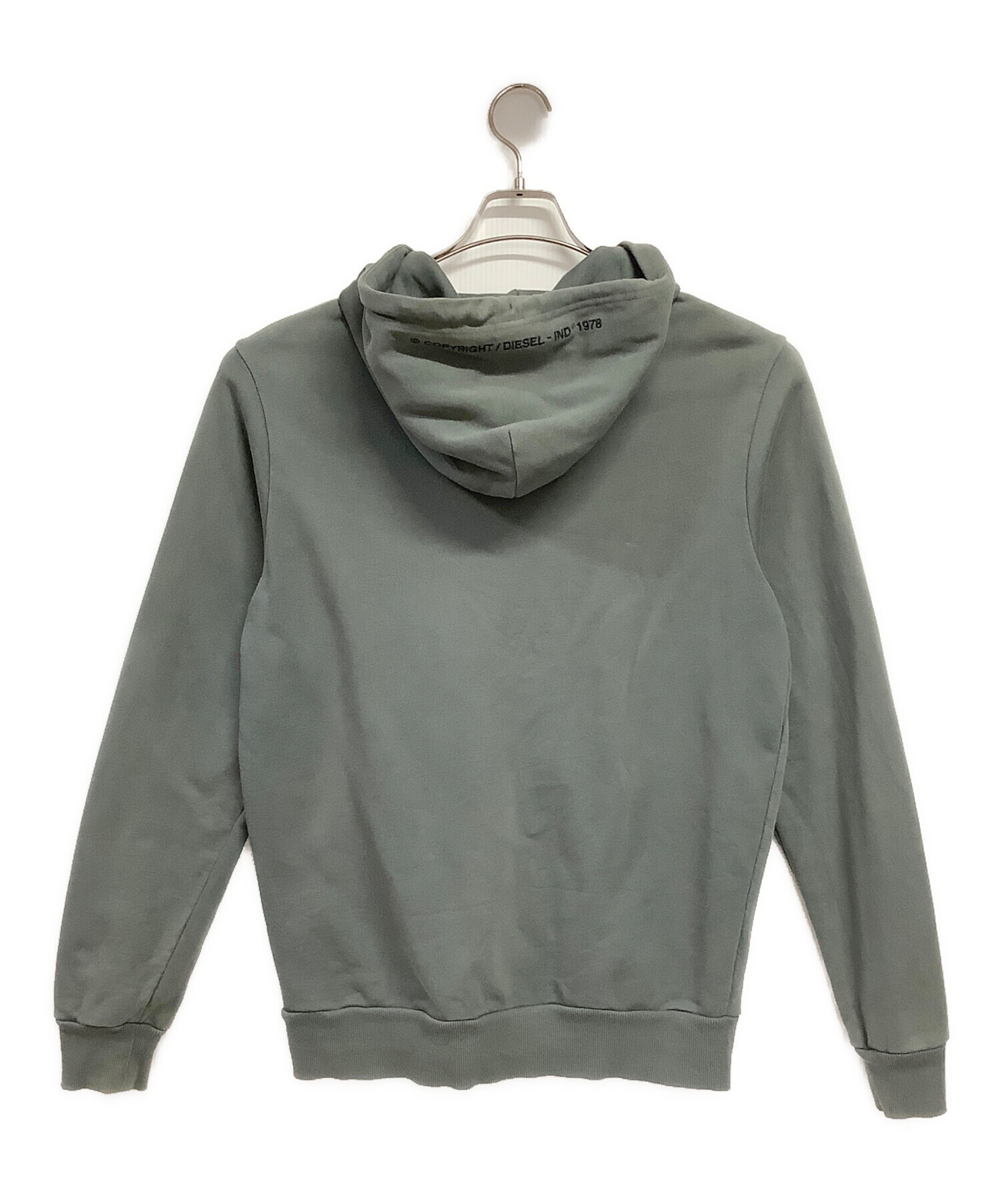 中古・古着通販】DIESEL (ディーゼル) ジップパーカー グレー サイズ:M