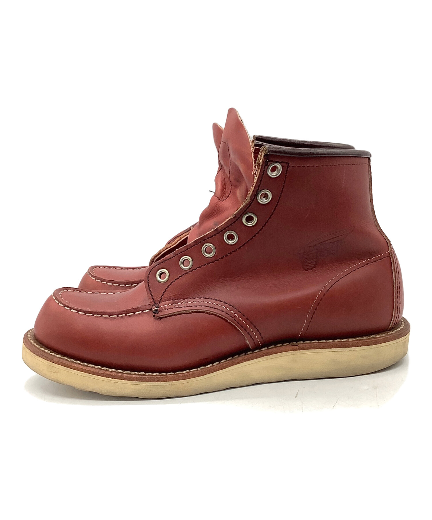 中古・古着通販】RED WING (レッドウィング) レザーブーツ レッド 