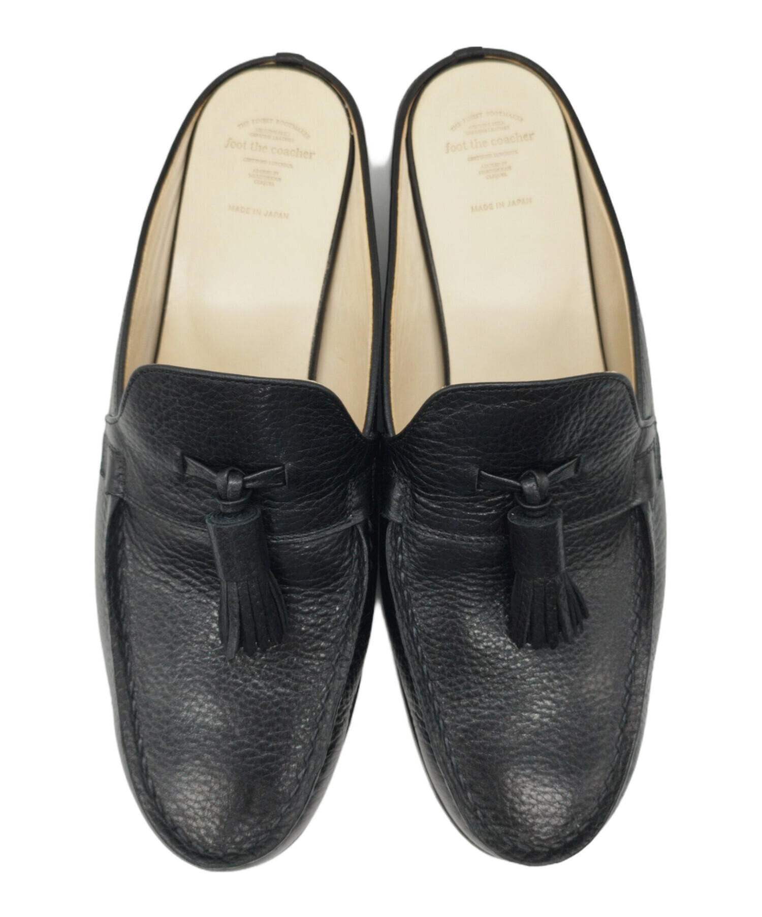 foot the coacher タッセルローファー サイズ7.5 新品未使用 中古・古着通販】foot the coacher (フットザコーチャー) タッセルサボ