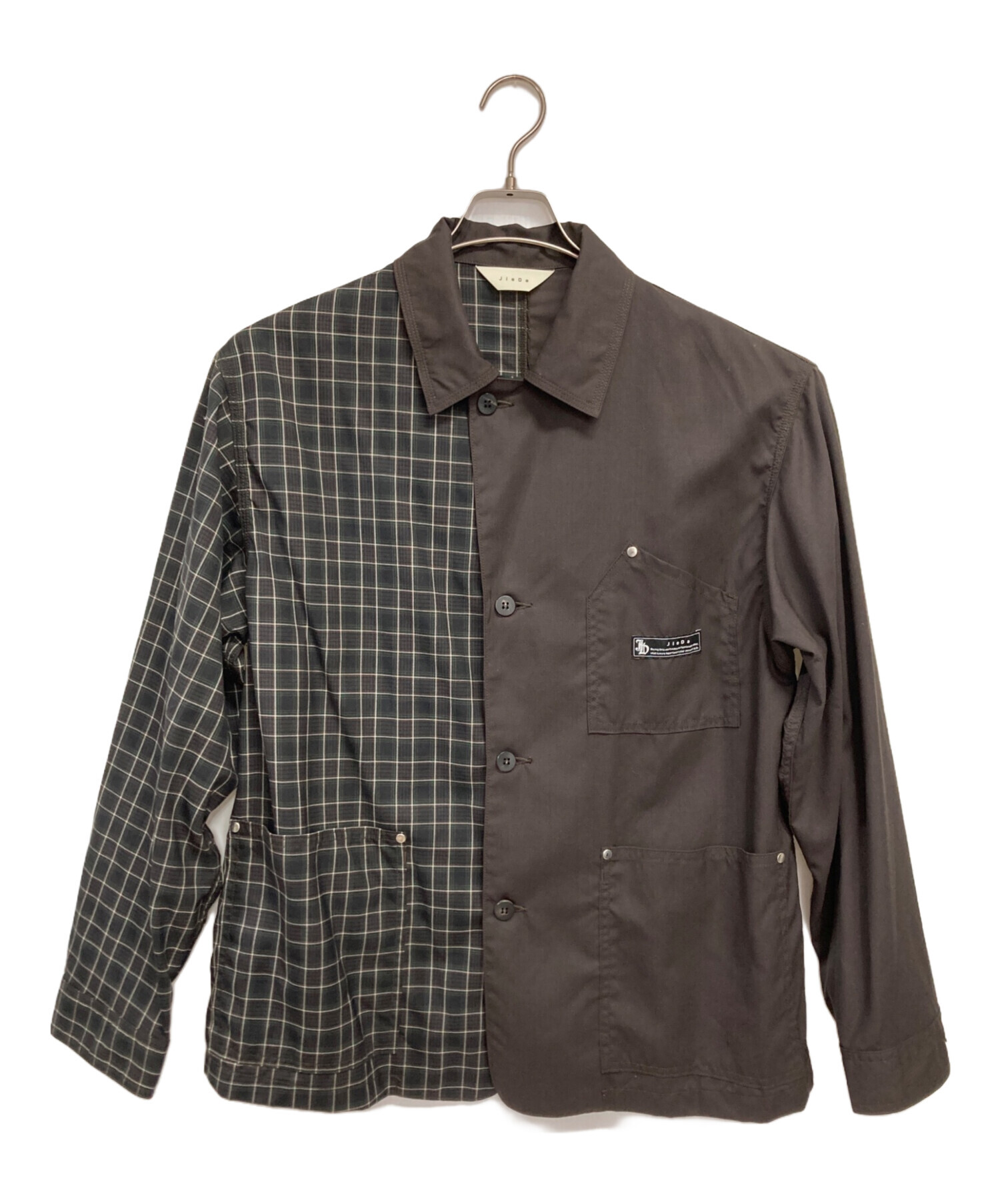中古・古着通販】jieda (ジエダ) SUMMER WOOL 2TONE JACKET ブラウン 